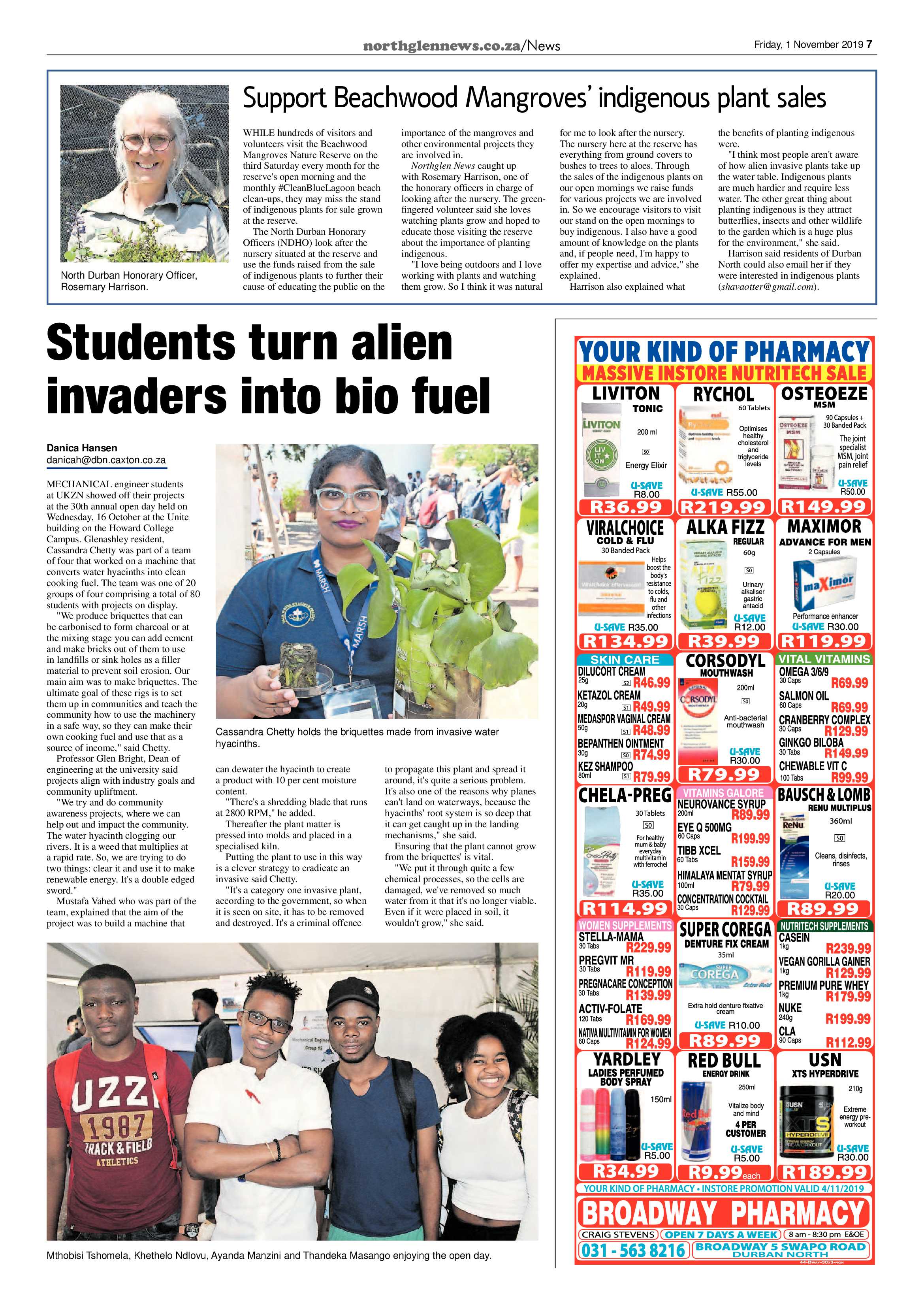 Northglen News 1 November 2019 page 7