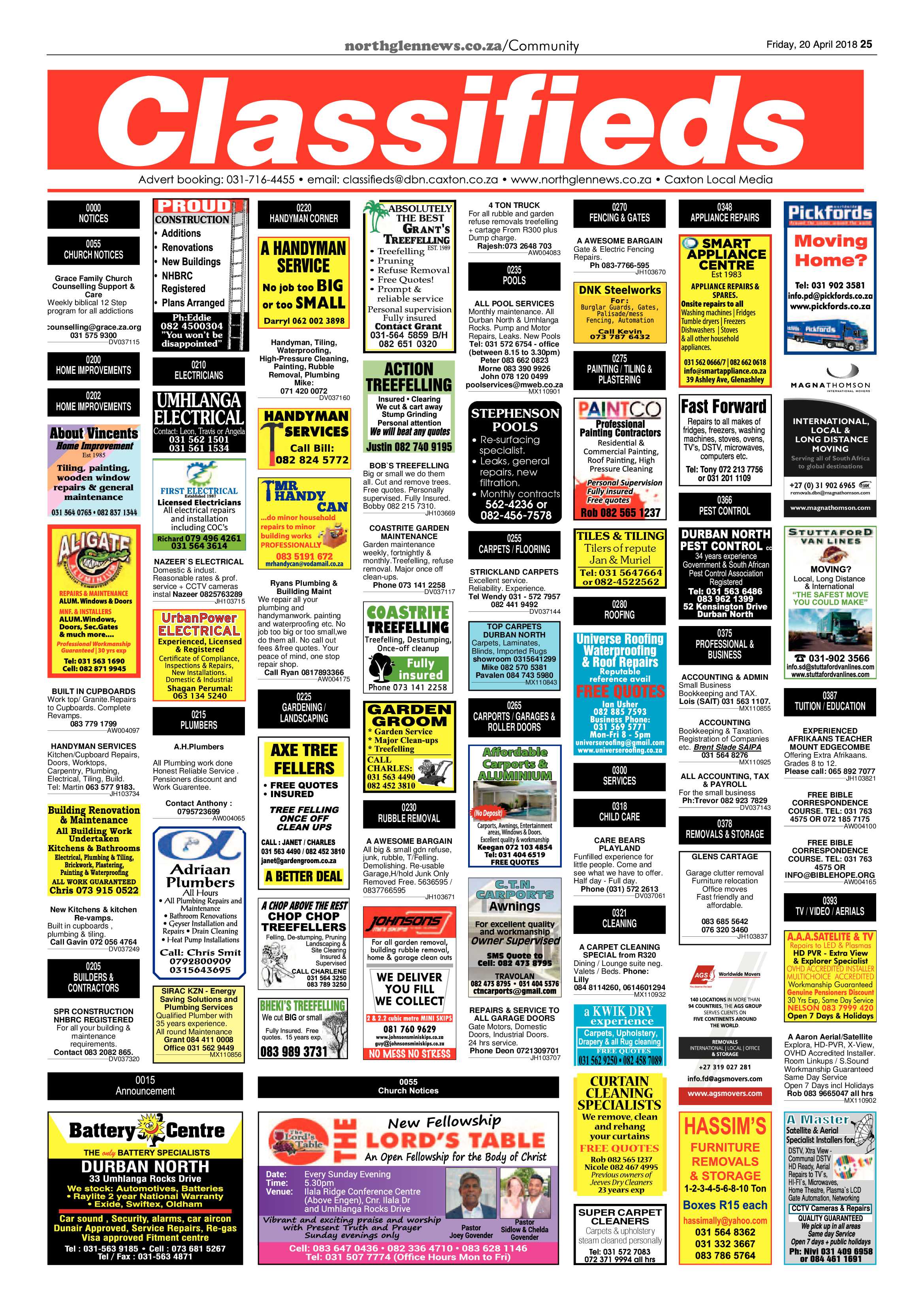 Northglen News 20 April 2018 page 25