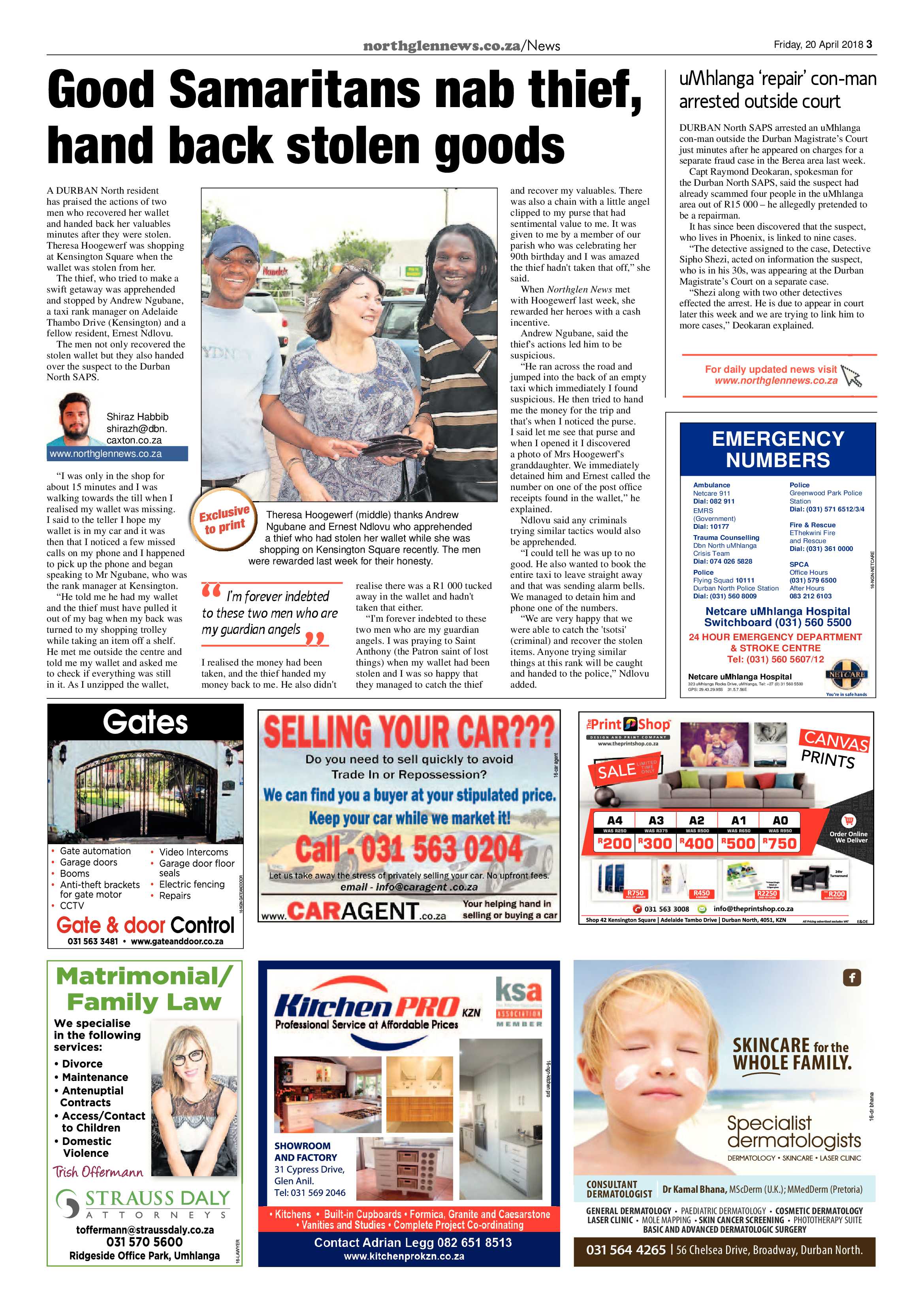Northglen News 20 April 2018 page 3