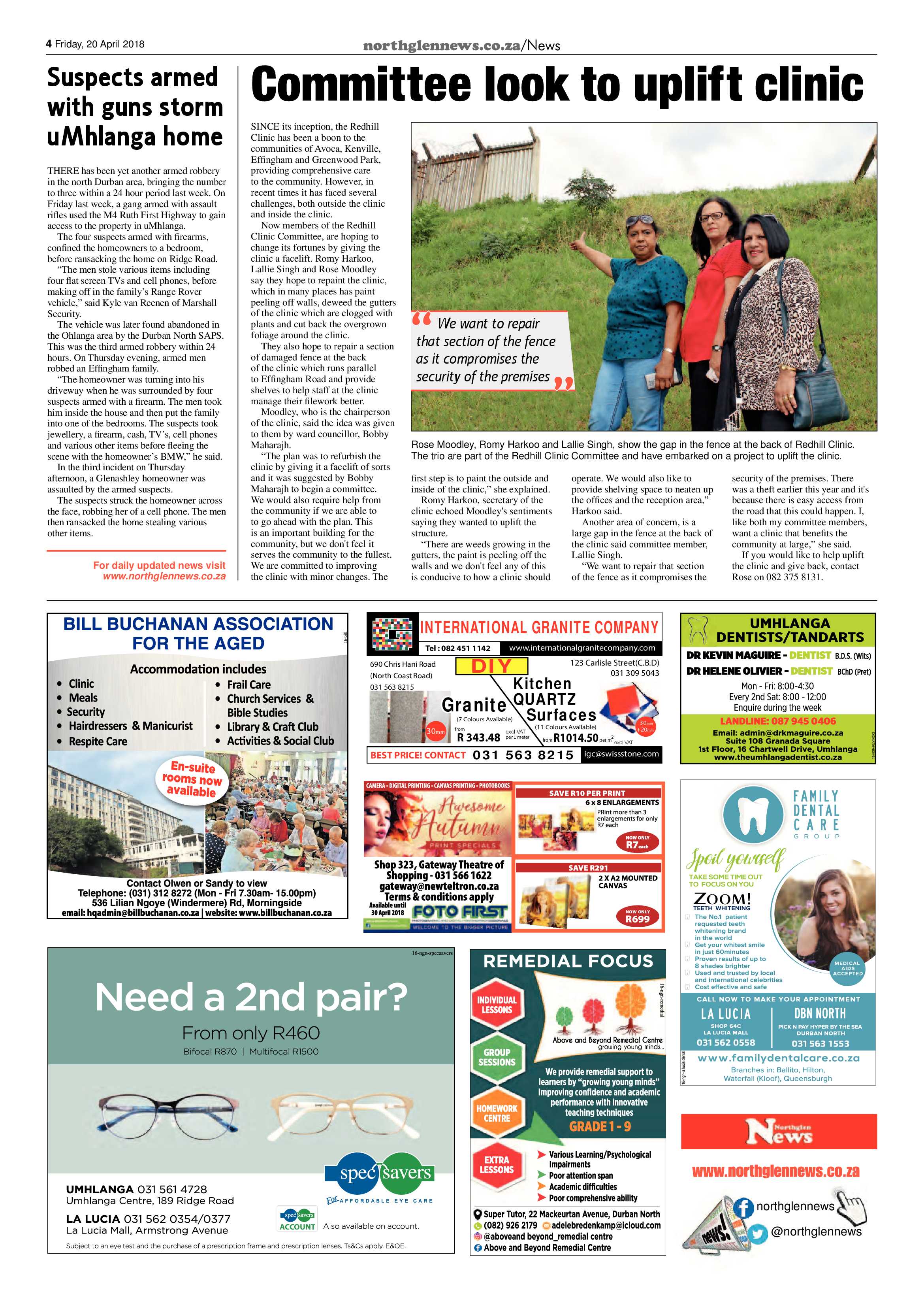 Northglen News 20 April 2018 page 4