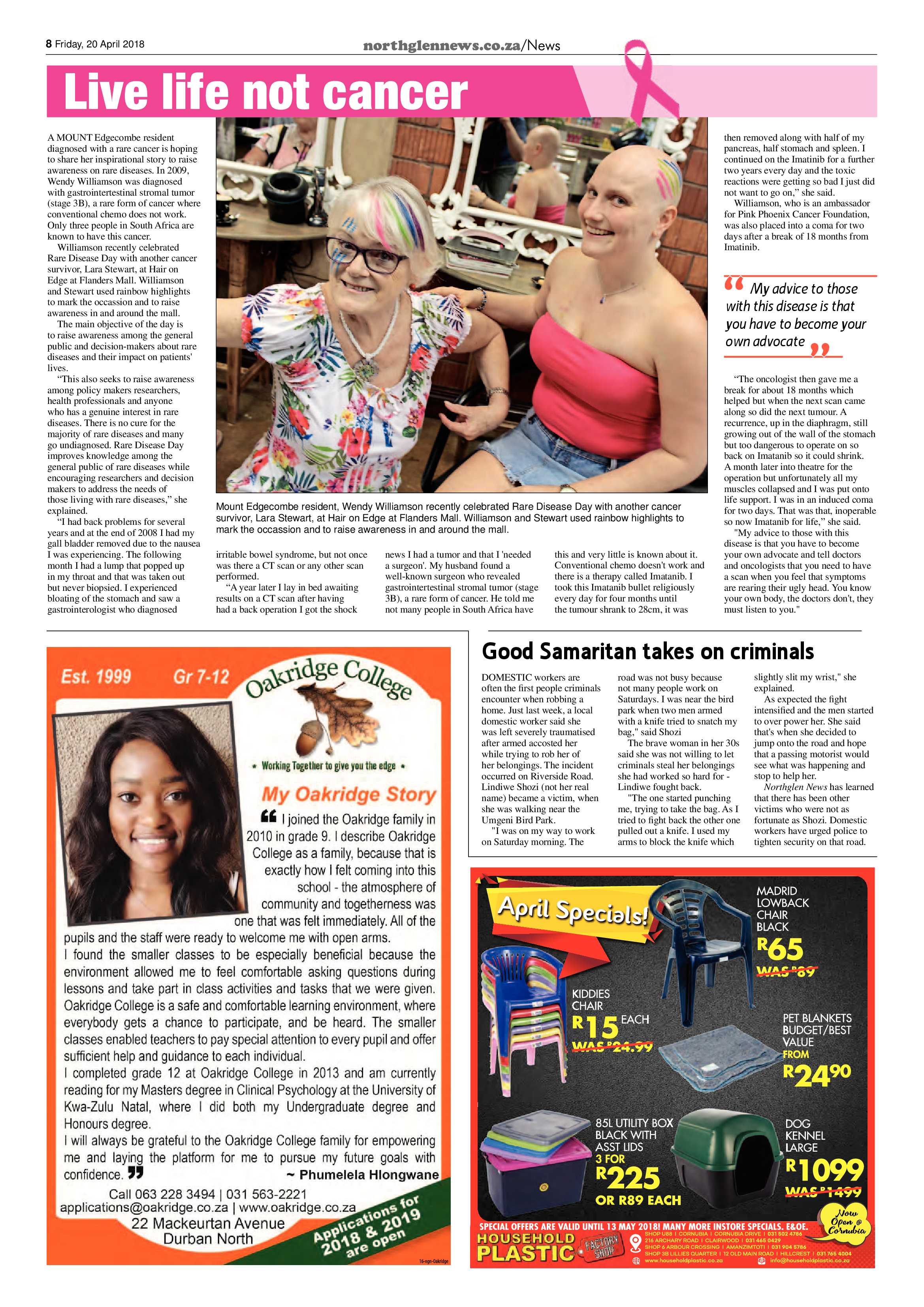 Northglen News 20 April 2018 page 8