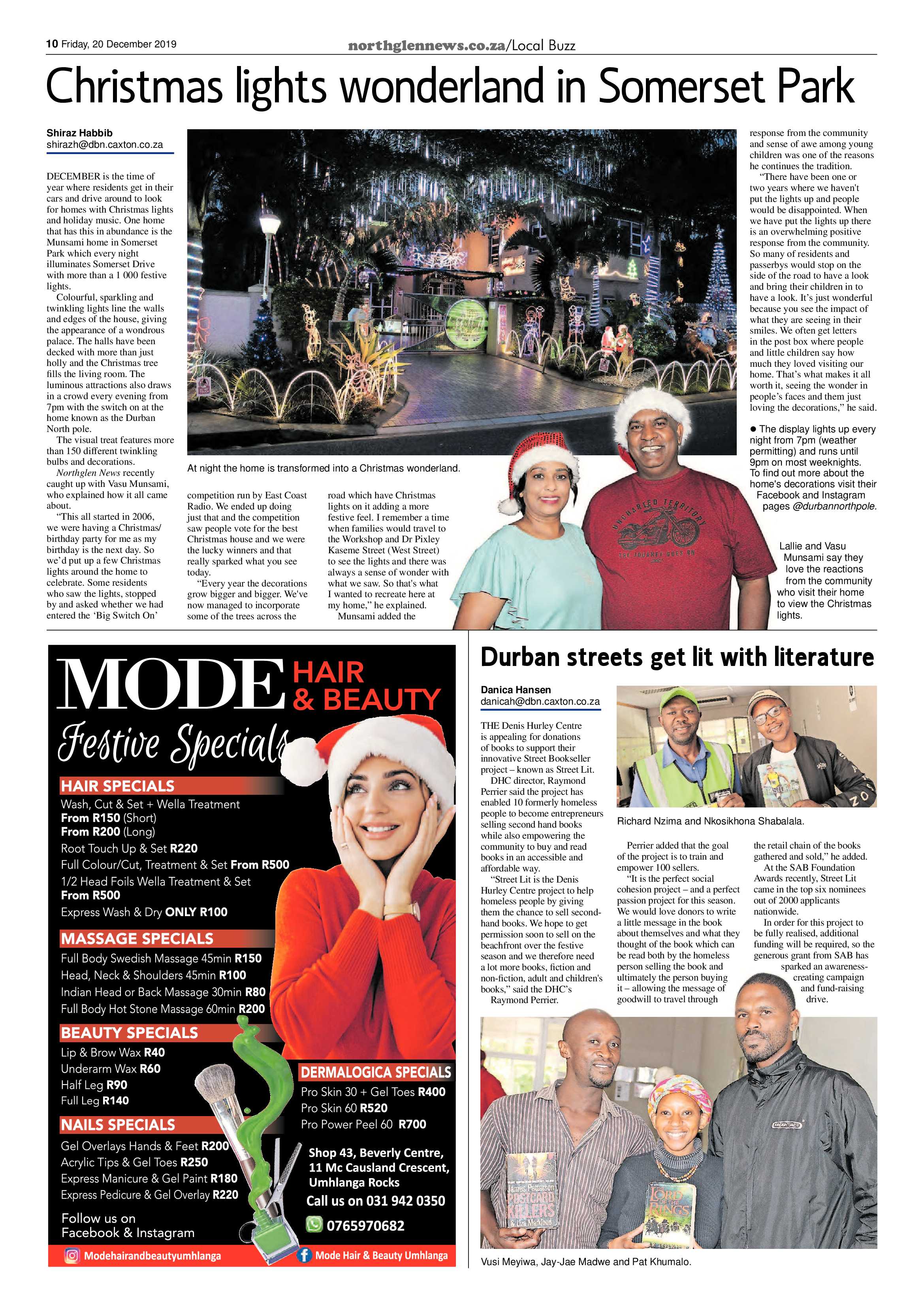 Northglen News 20 December 2019 page 10