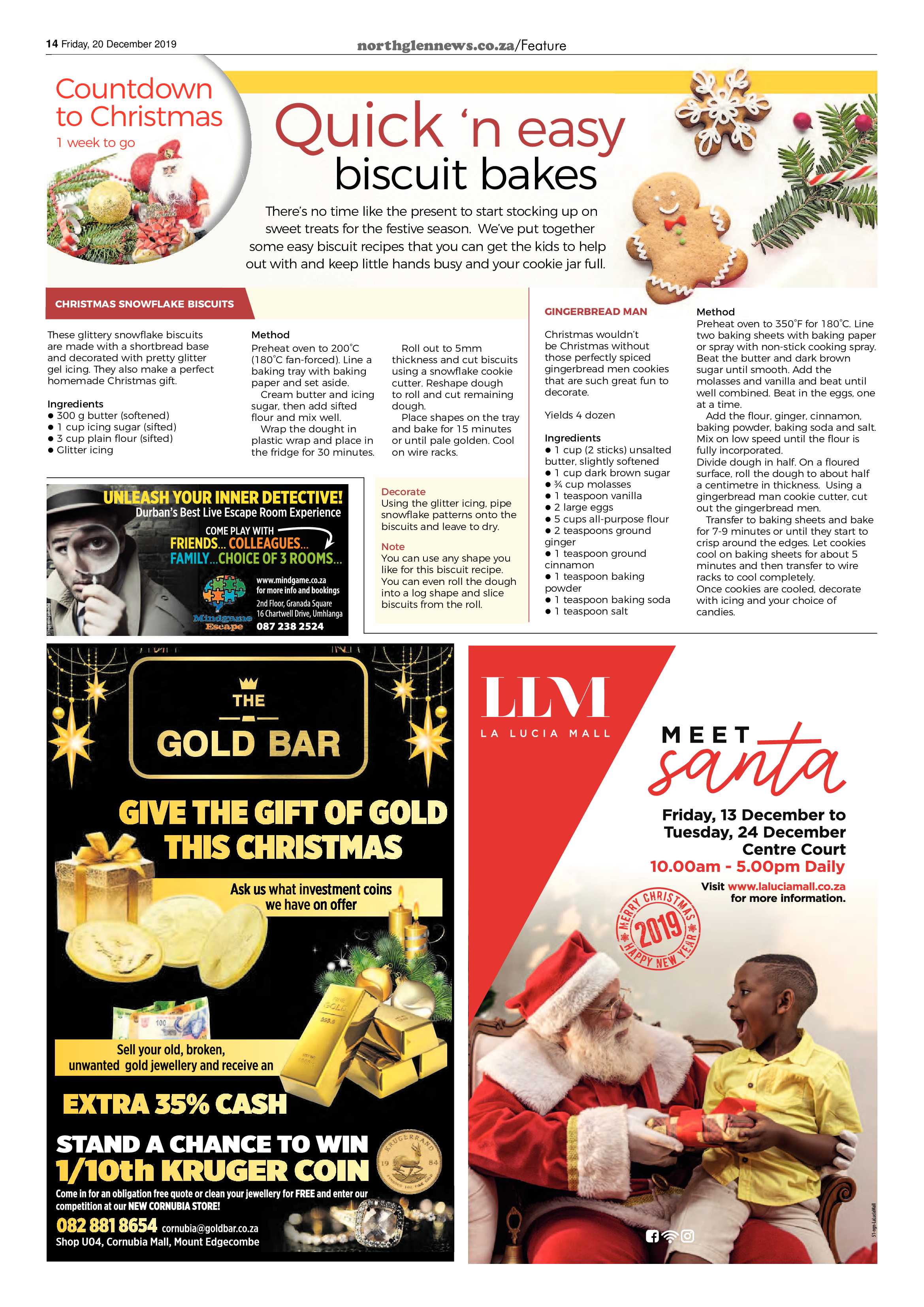 Northglen News 20 December 2019 page 14
