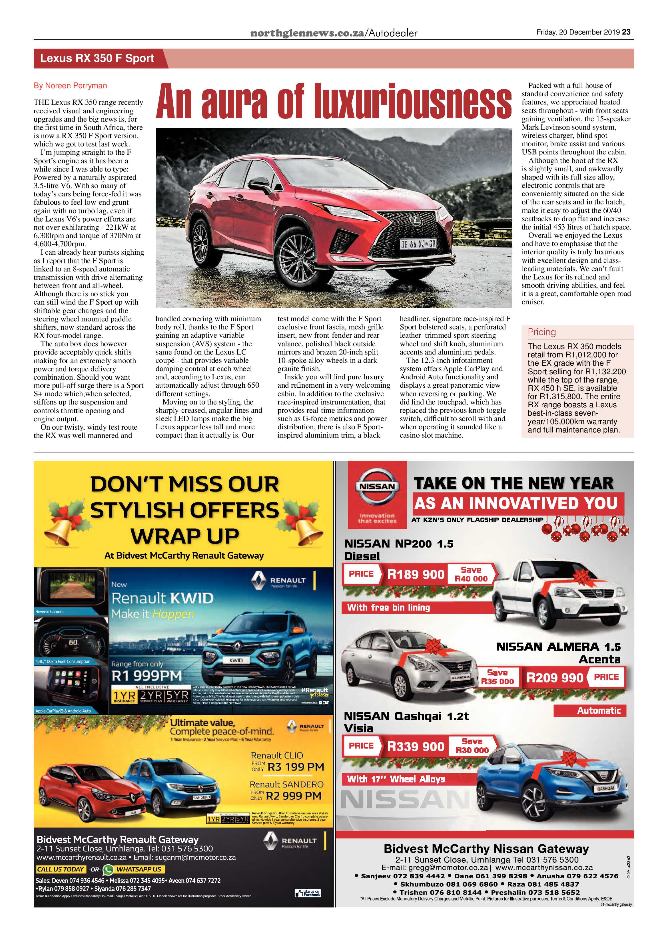 Northglen News 20 December 2019 page 23