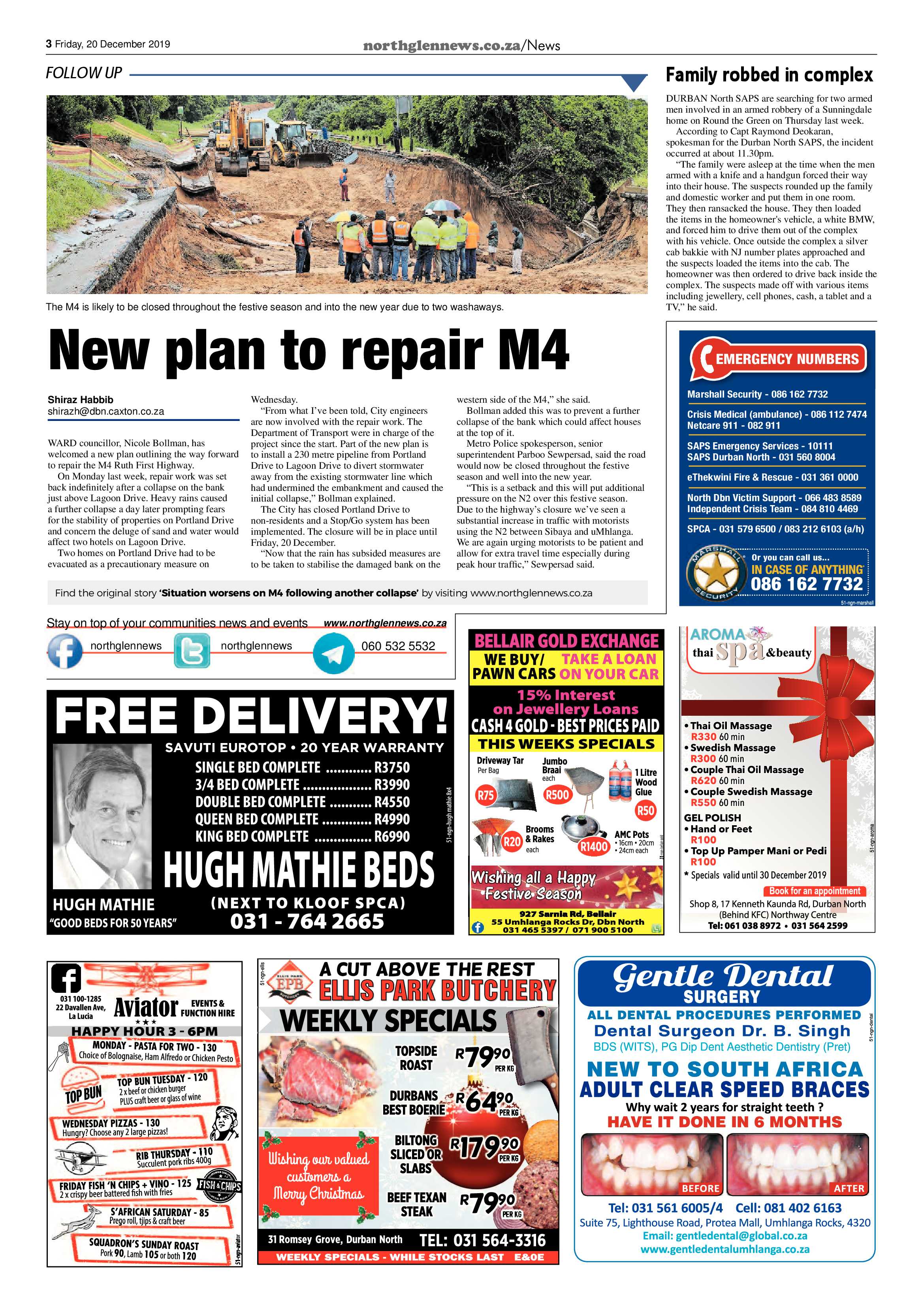 Northglen News 20 December 2019 page 3
