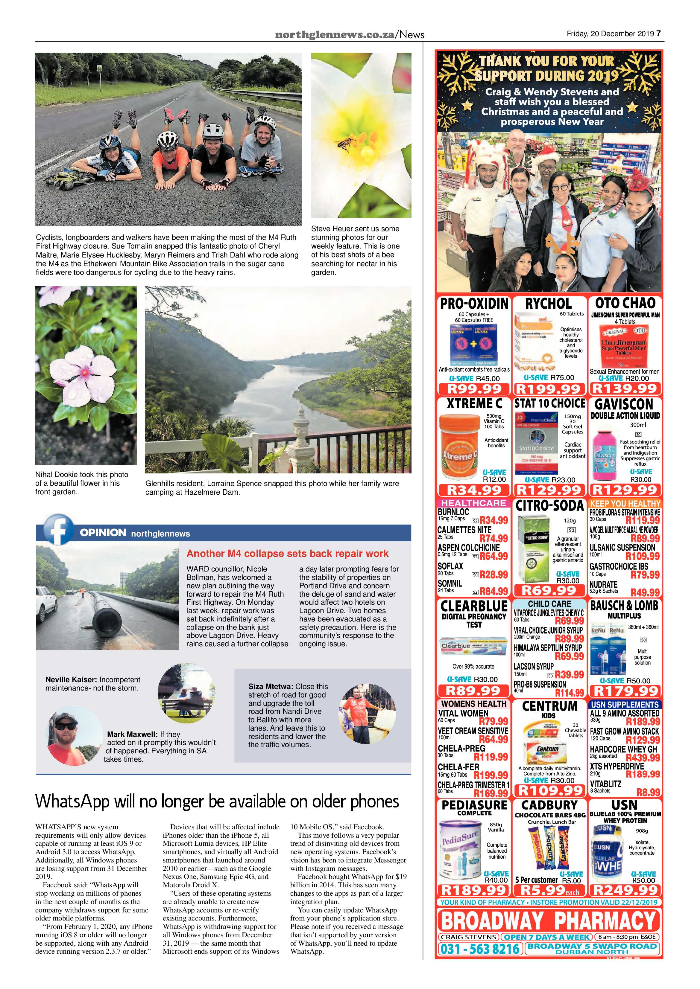 Northglen News 20 December 2019 page 7