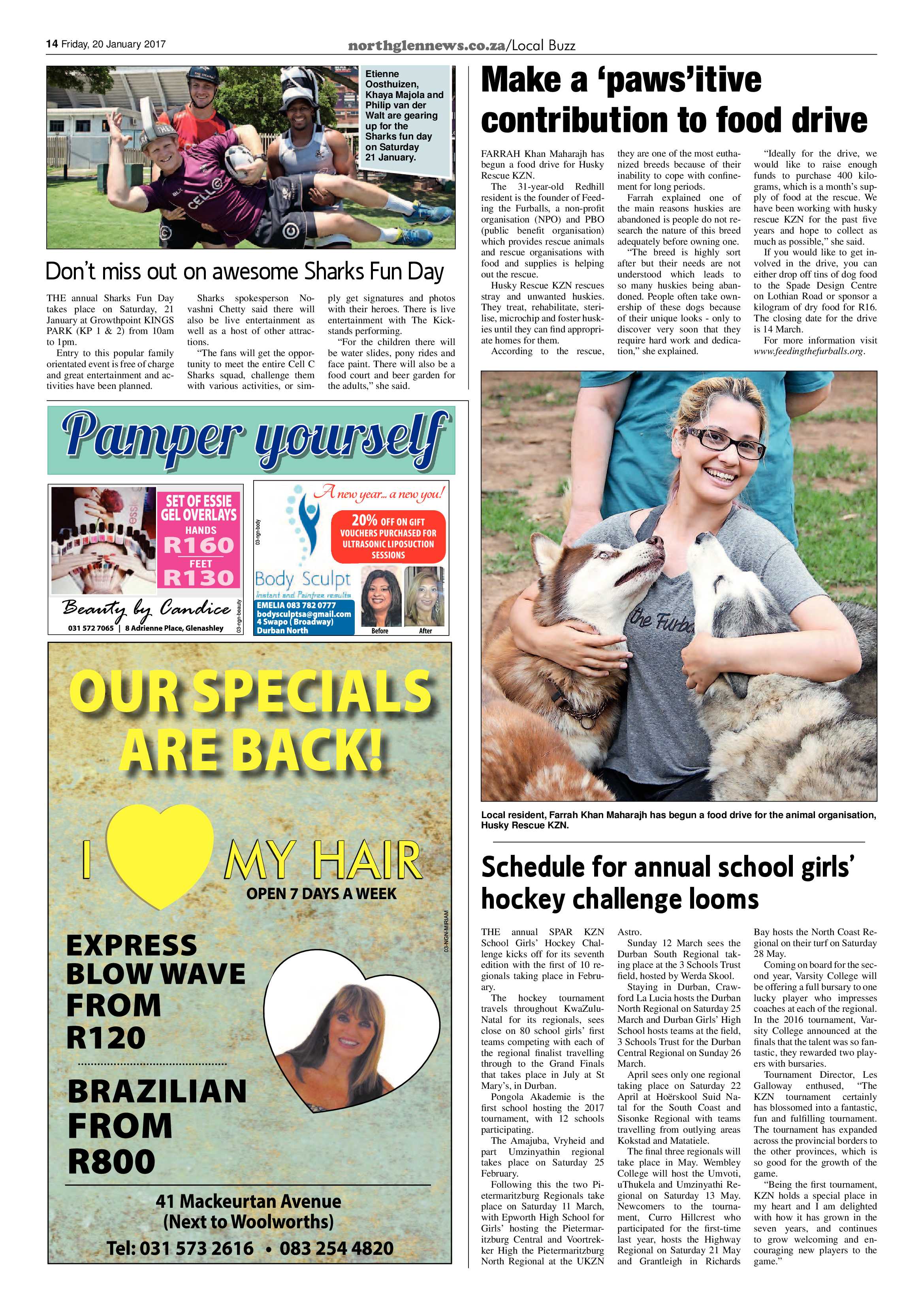 Northglen News 20 January 2017 page 14