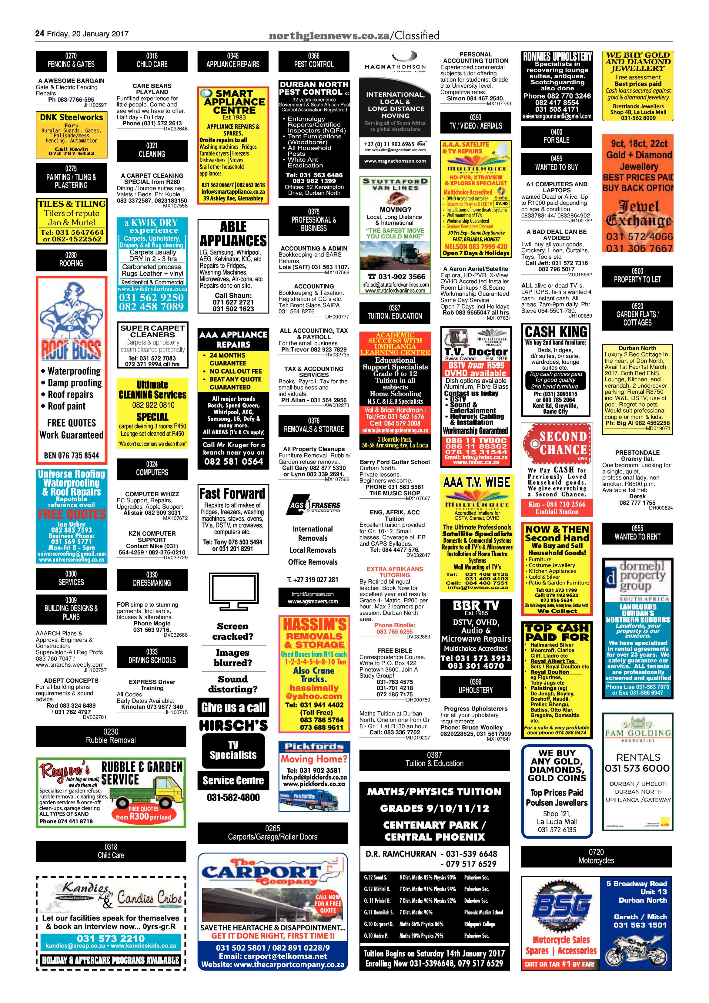 Northglen News 20 January 2017 page 24