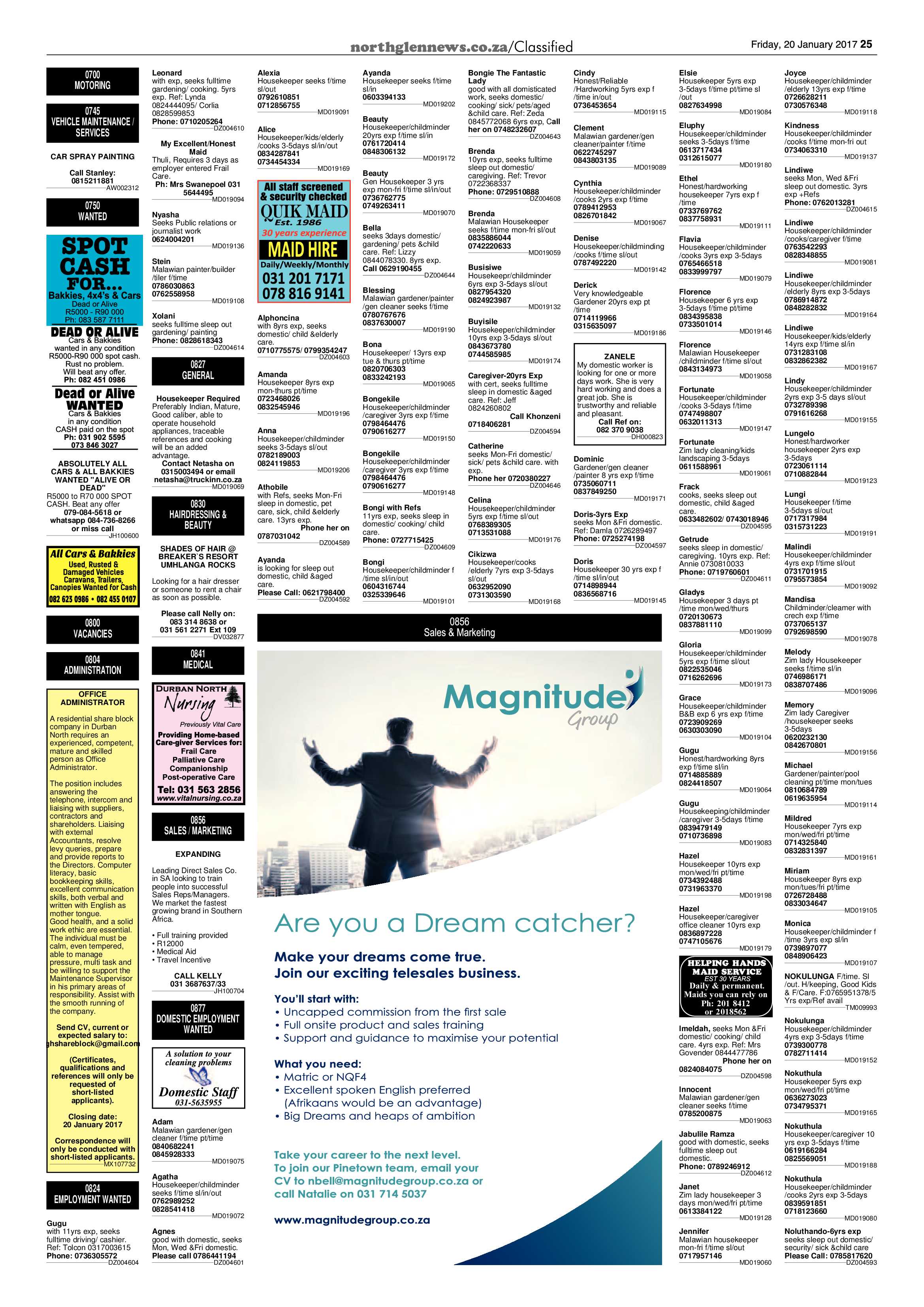 Northglen News 20 January 2017 page 25