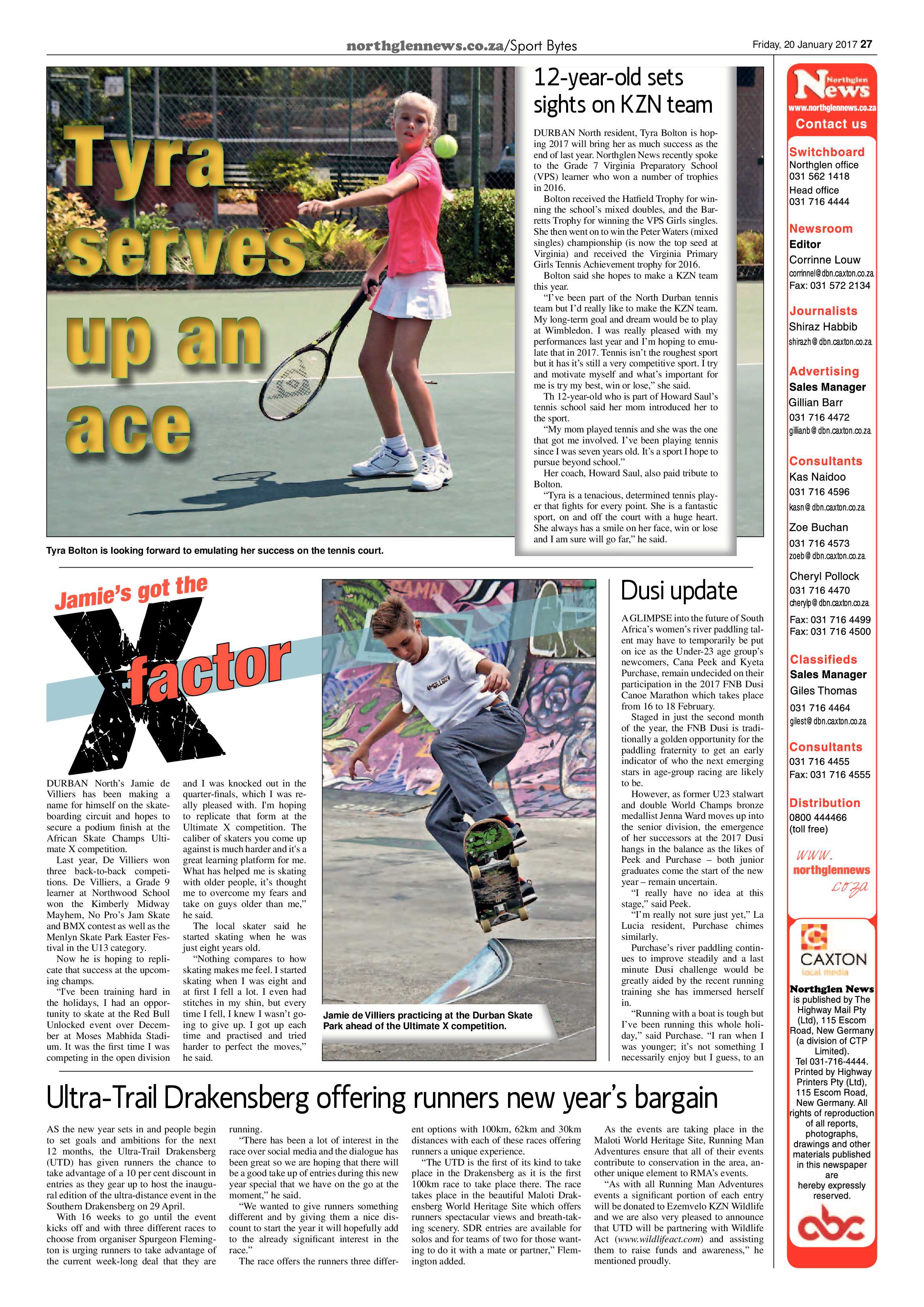 Northglen News 20 January 2017 page 27
