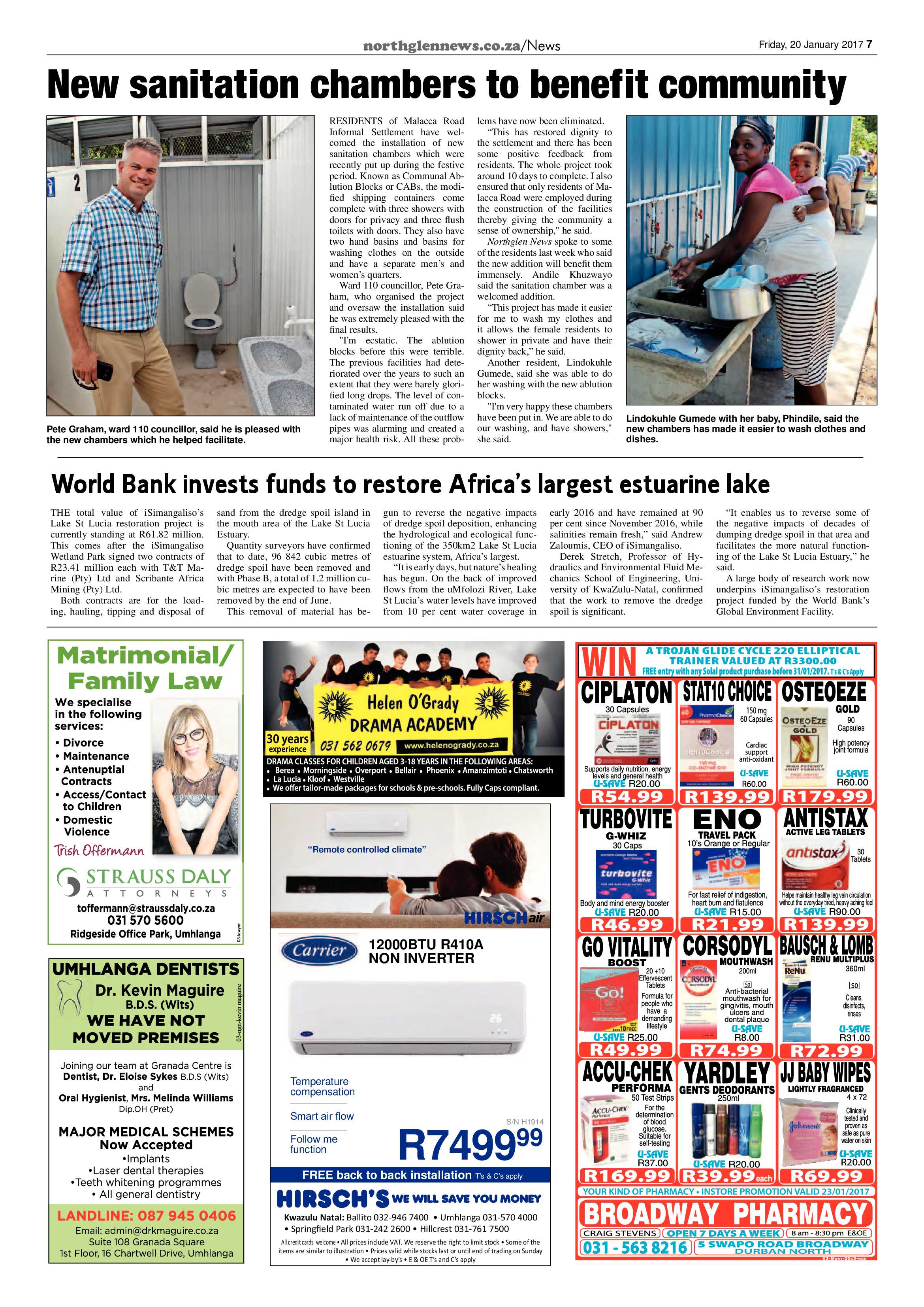 Northglen News 20 January 2017 page 7