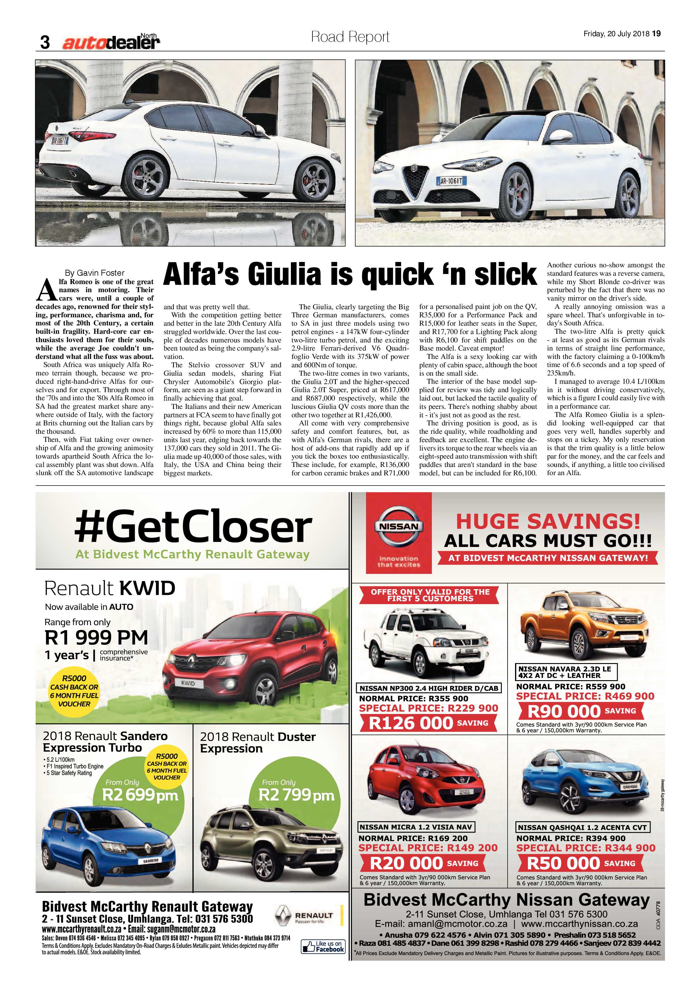 Northglen News 20 July 2018 page 19