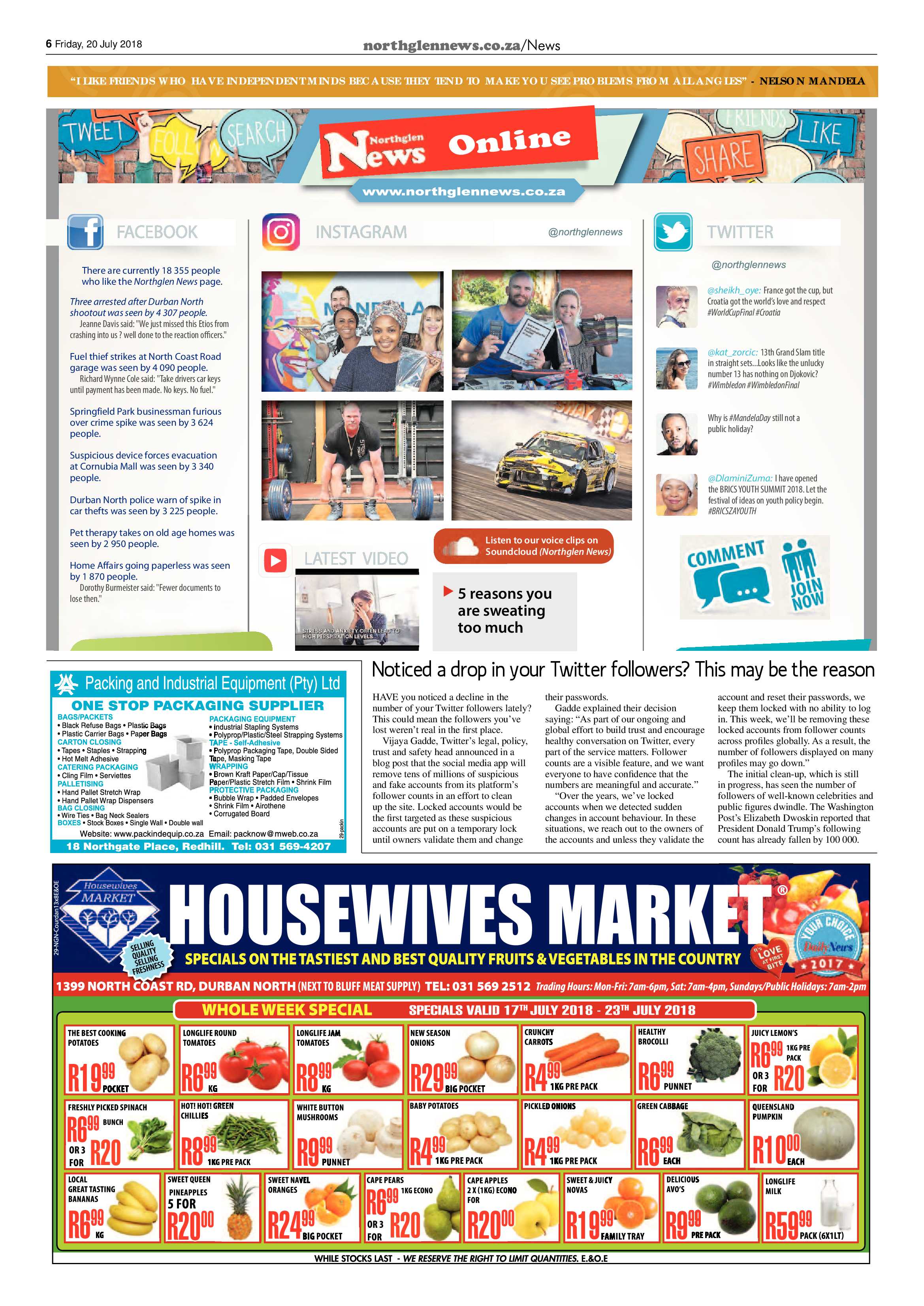 Northglen News 20 July 2018 page 6