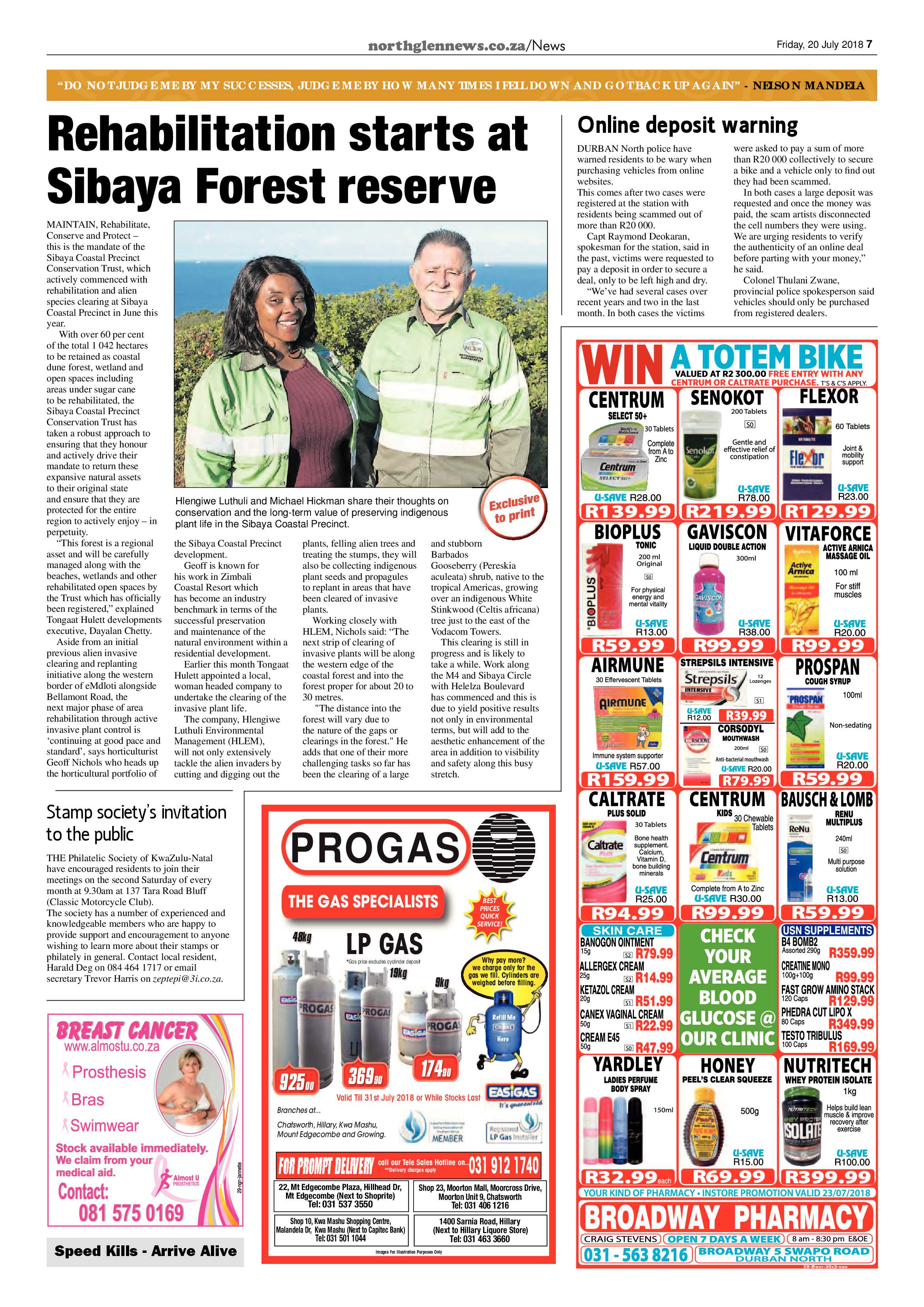 Northglen News 20 July 2018 page 7