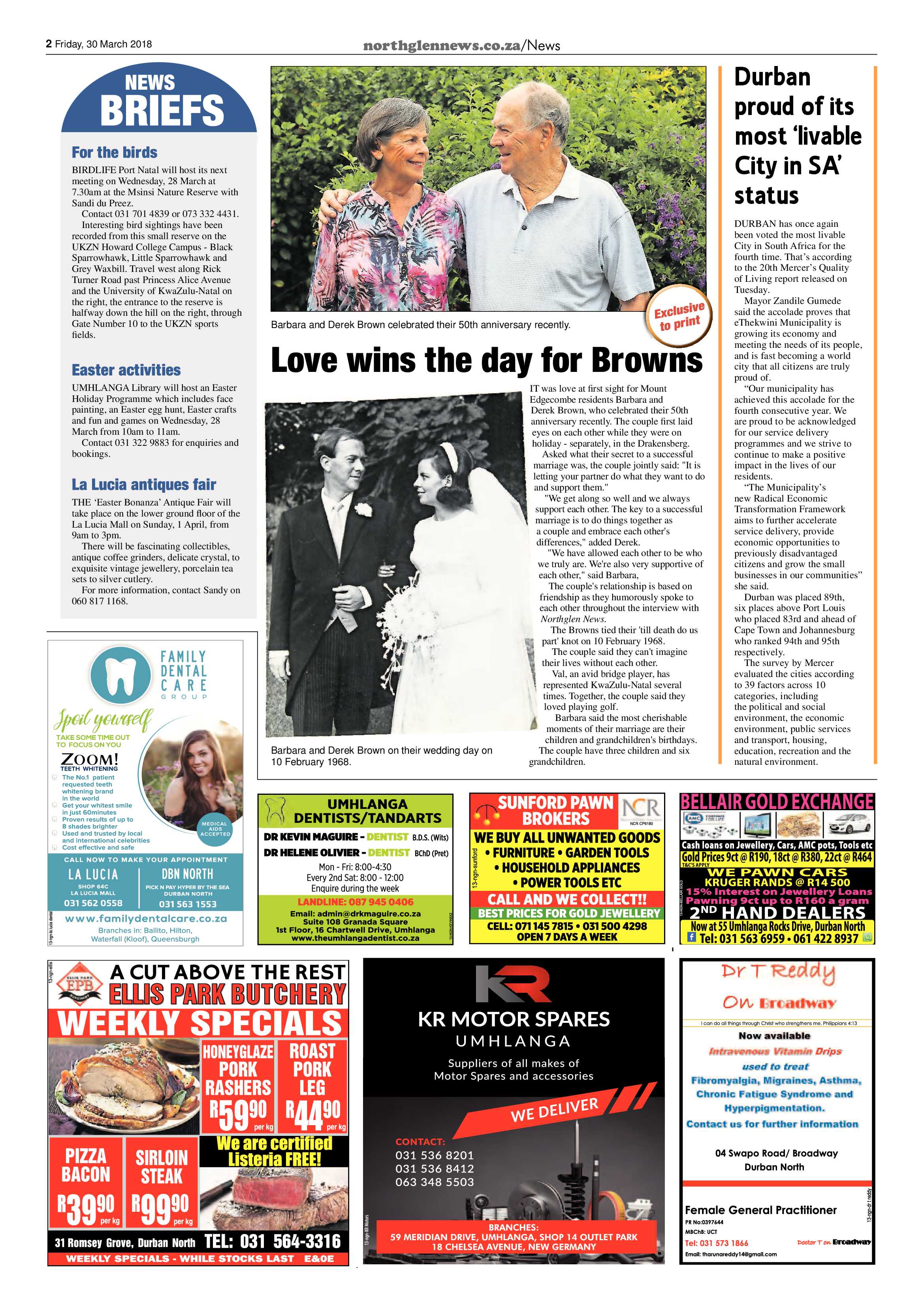 Northglen News 20 March 2018 page 2