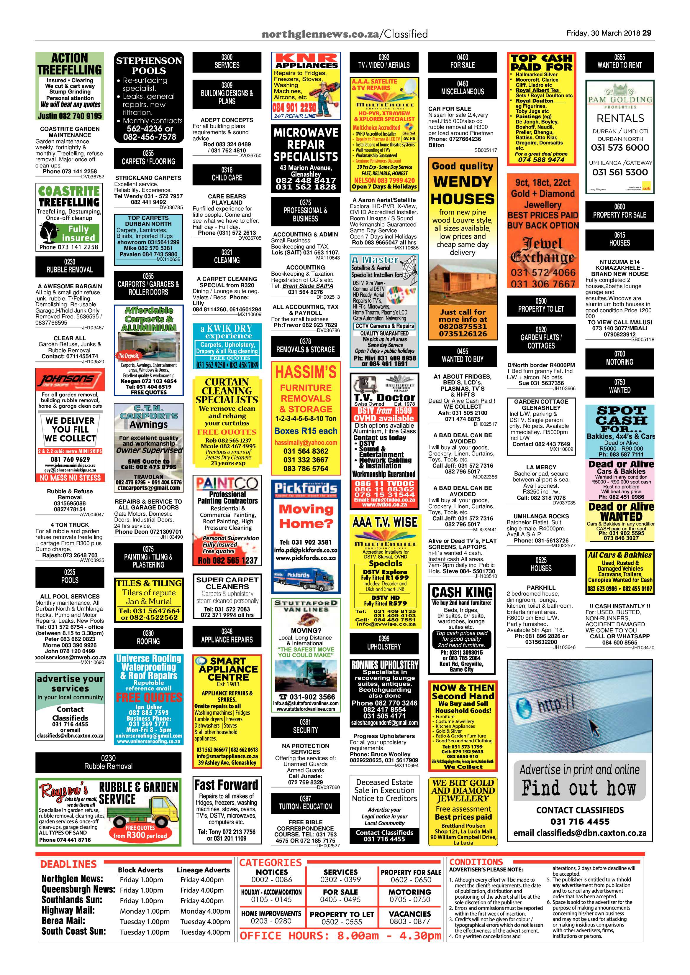 Northglen News 20 March 2018 page 29