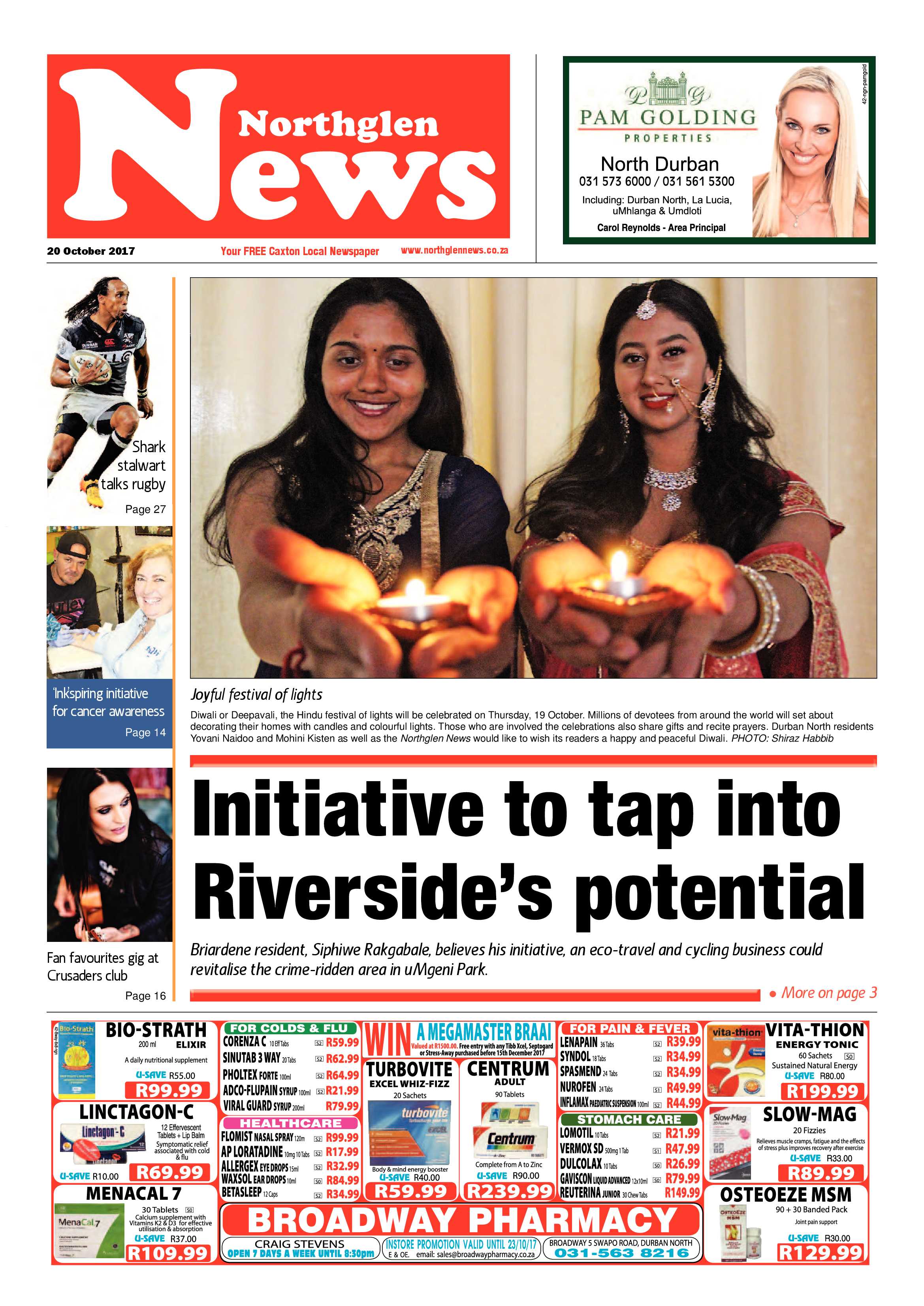 Northglen News 20 October 2017 page 1