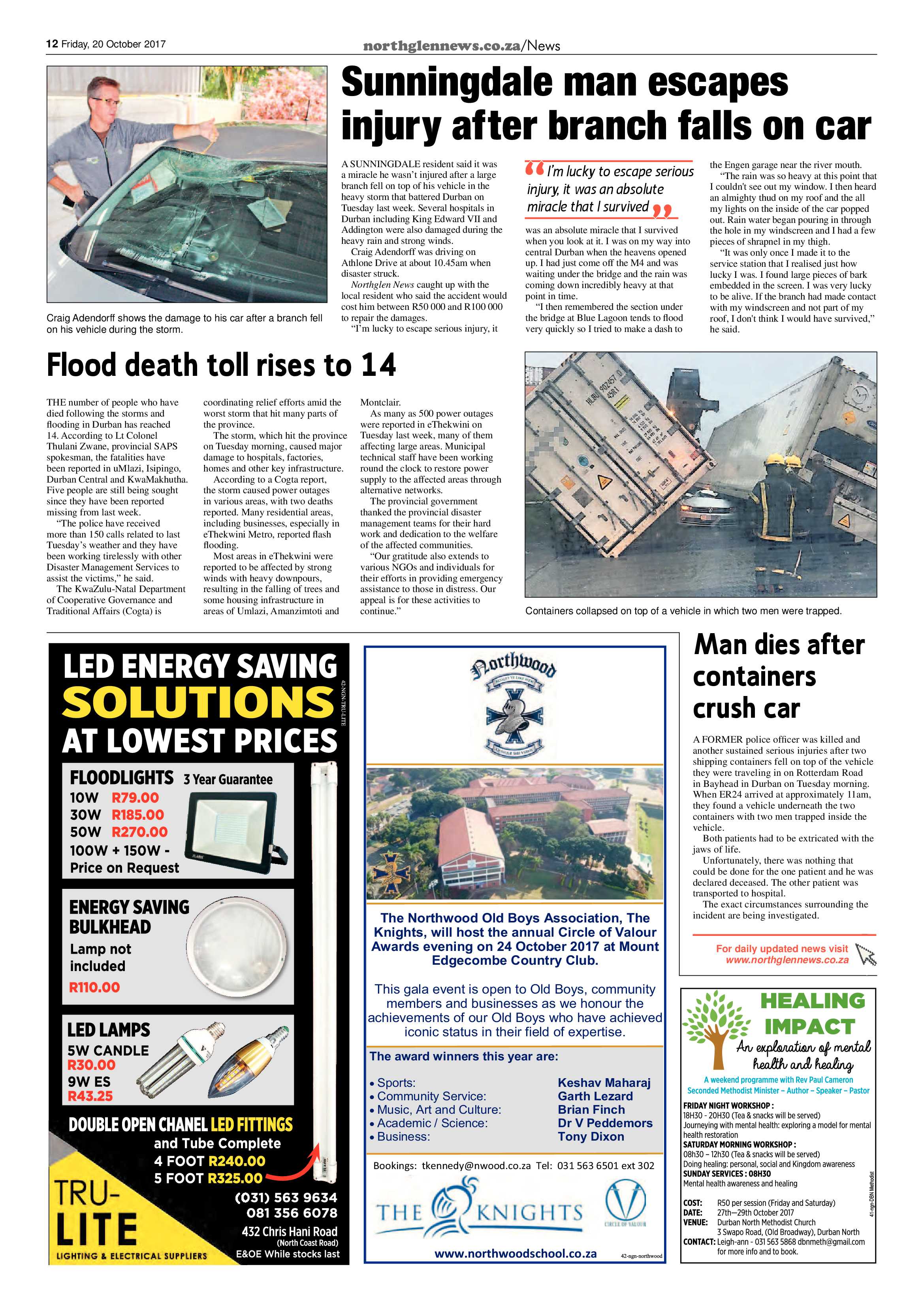 Northglen News 20 October 2017 page 12
