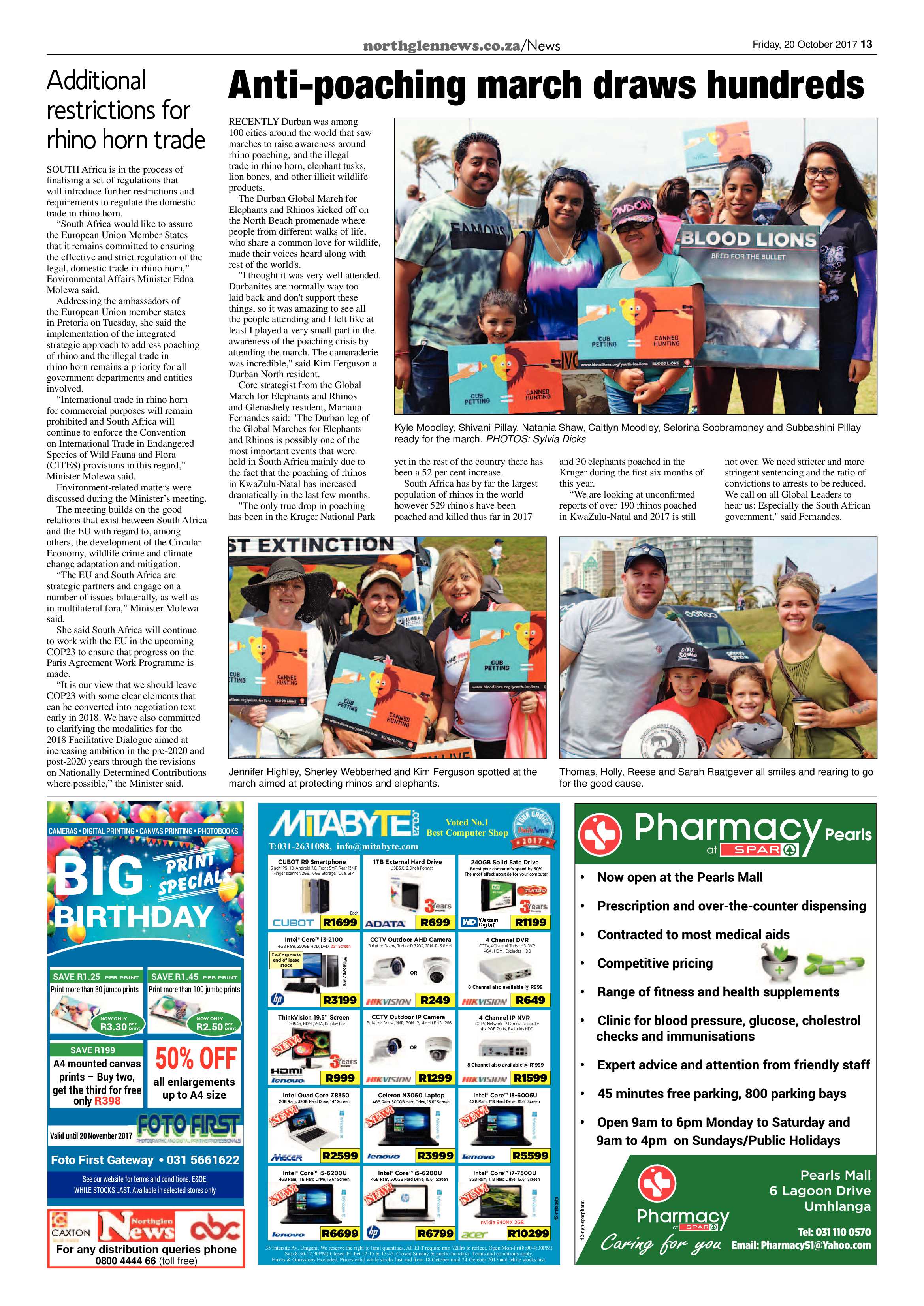 Northglen News 20 October 2017 page 13