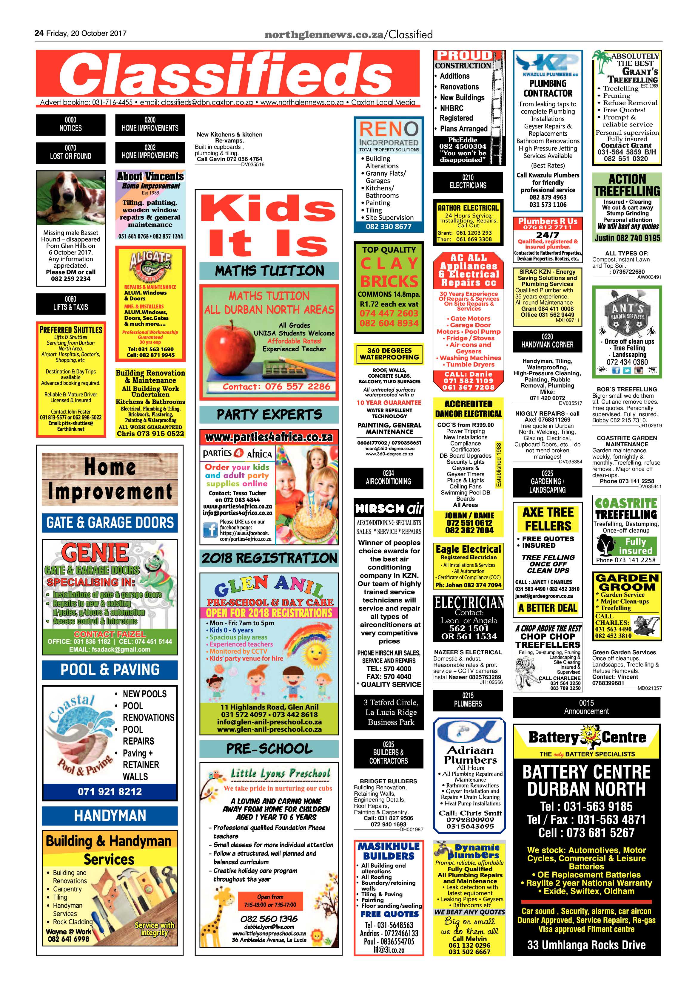 Northglen News 20 October 2017 page 24