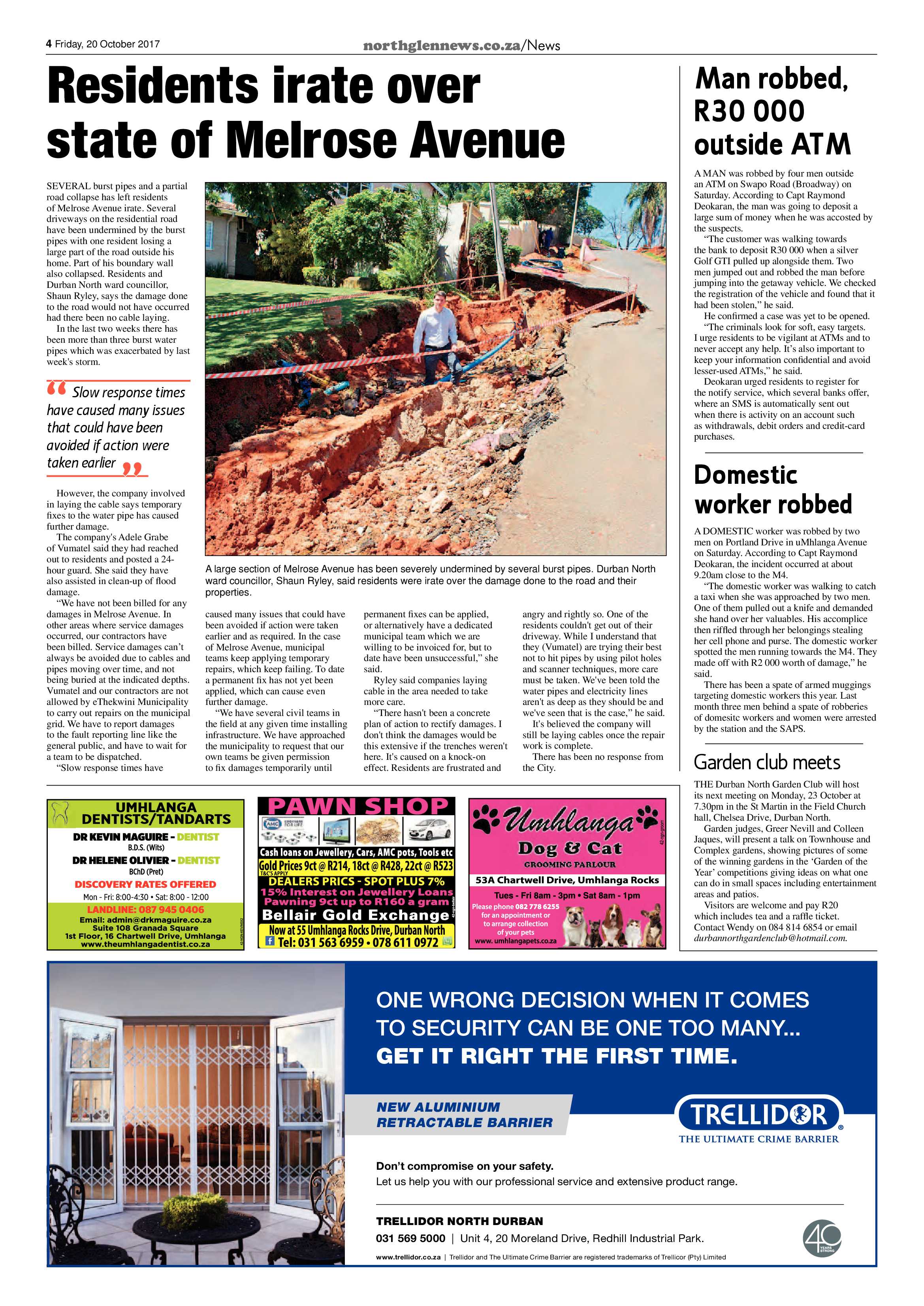 Northglen News 20 October 2017 page 4
