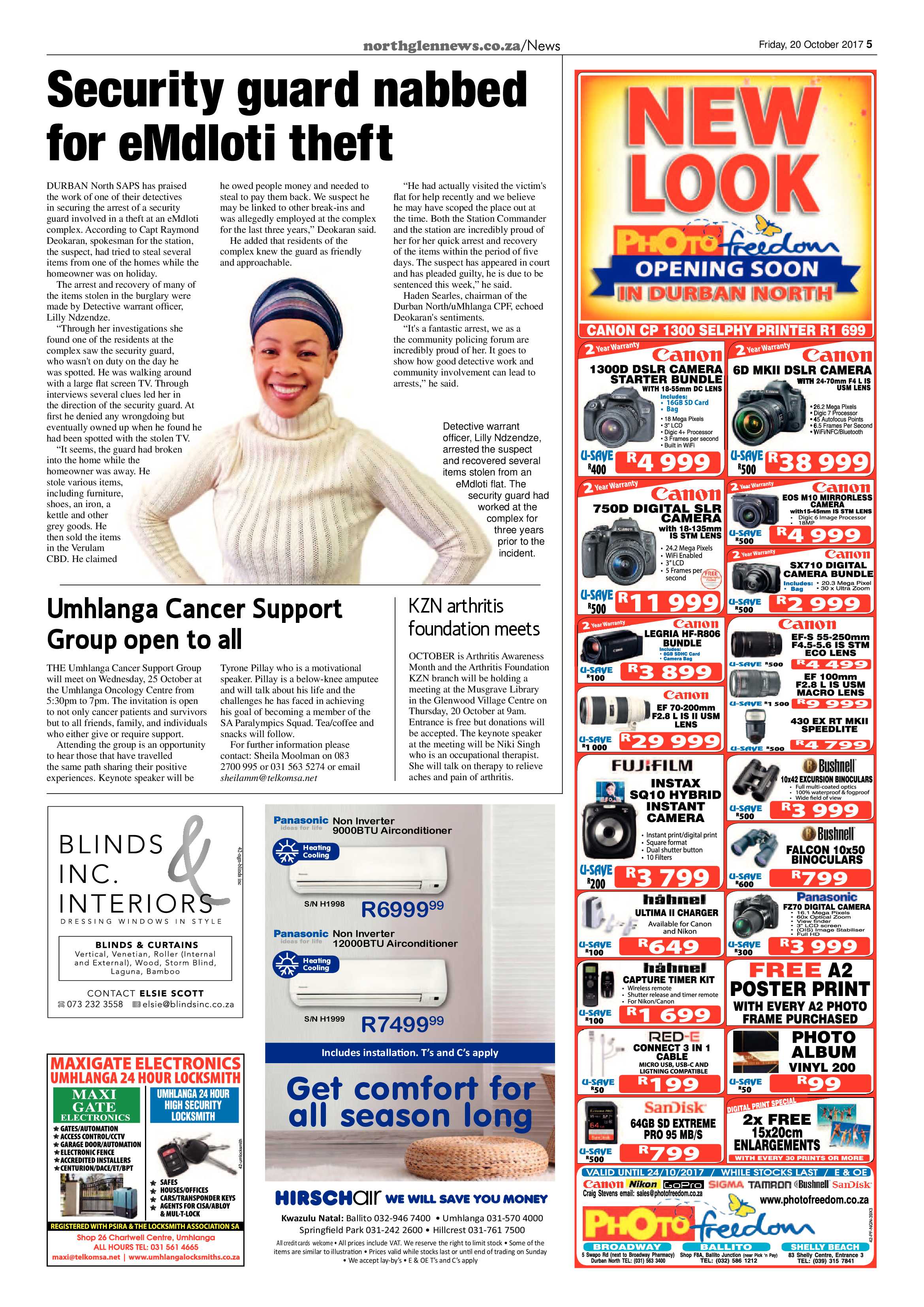 Northglen News 20 October 2017 page 5