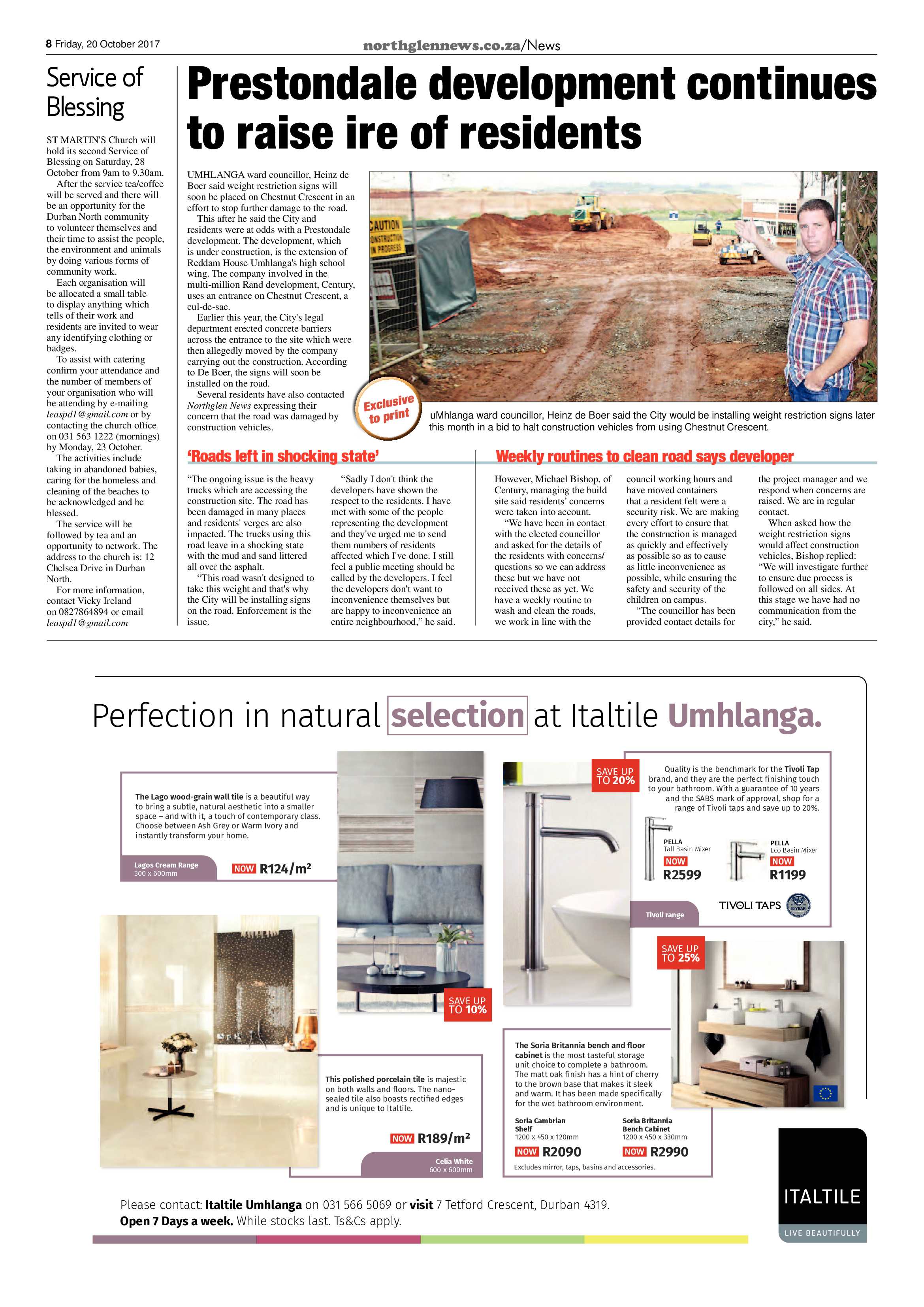 Northglen News 20 October 2017 page 8