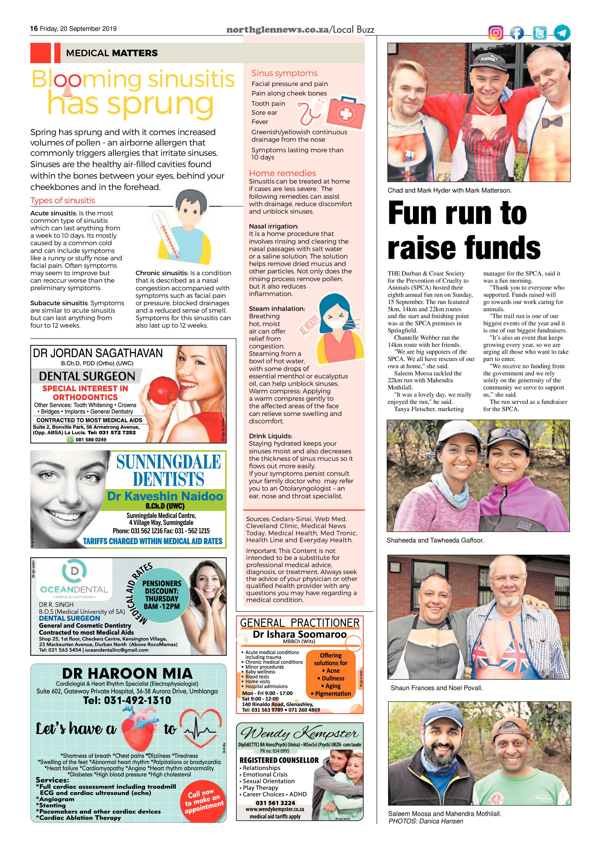 Northglen News 20 September 2019 page 16