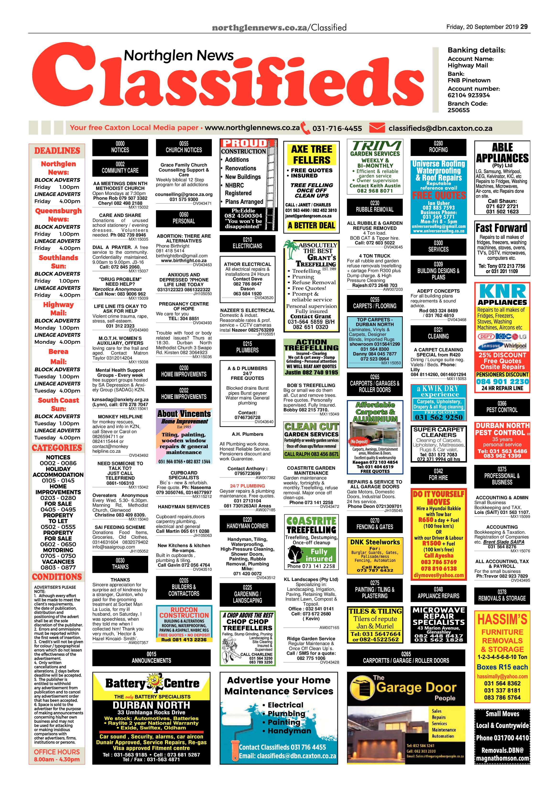 Northglen News 20 September 2019 page 29