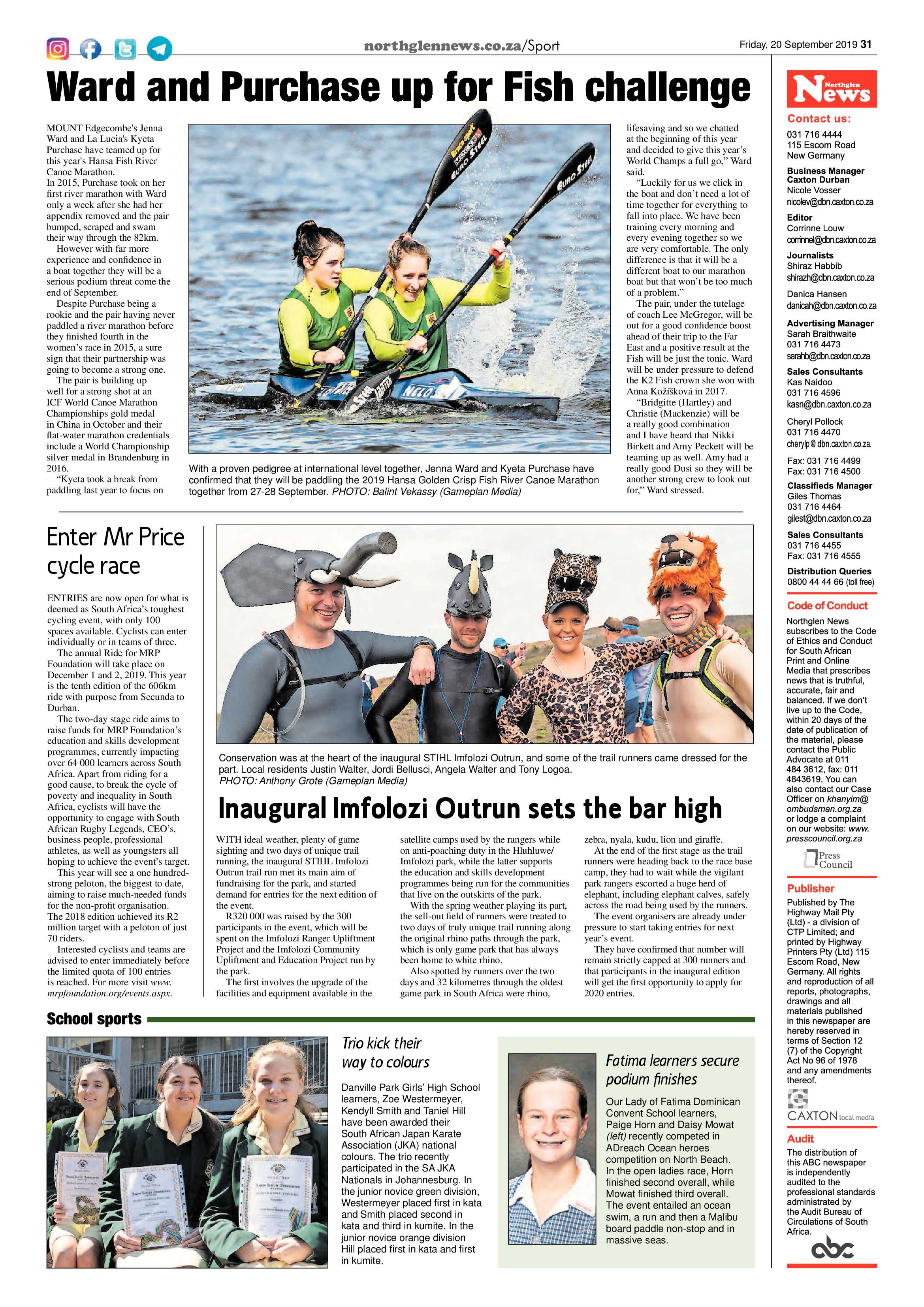 Northglen News 20 September 2019 page 31
