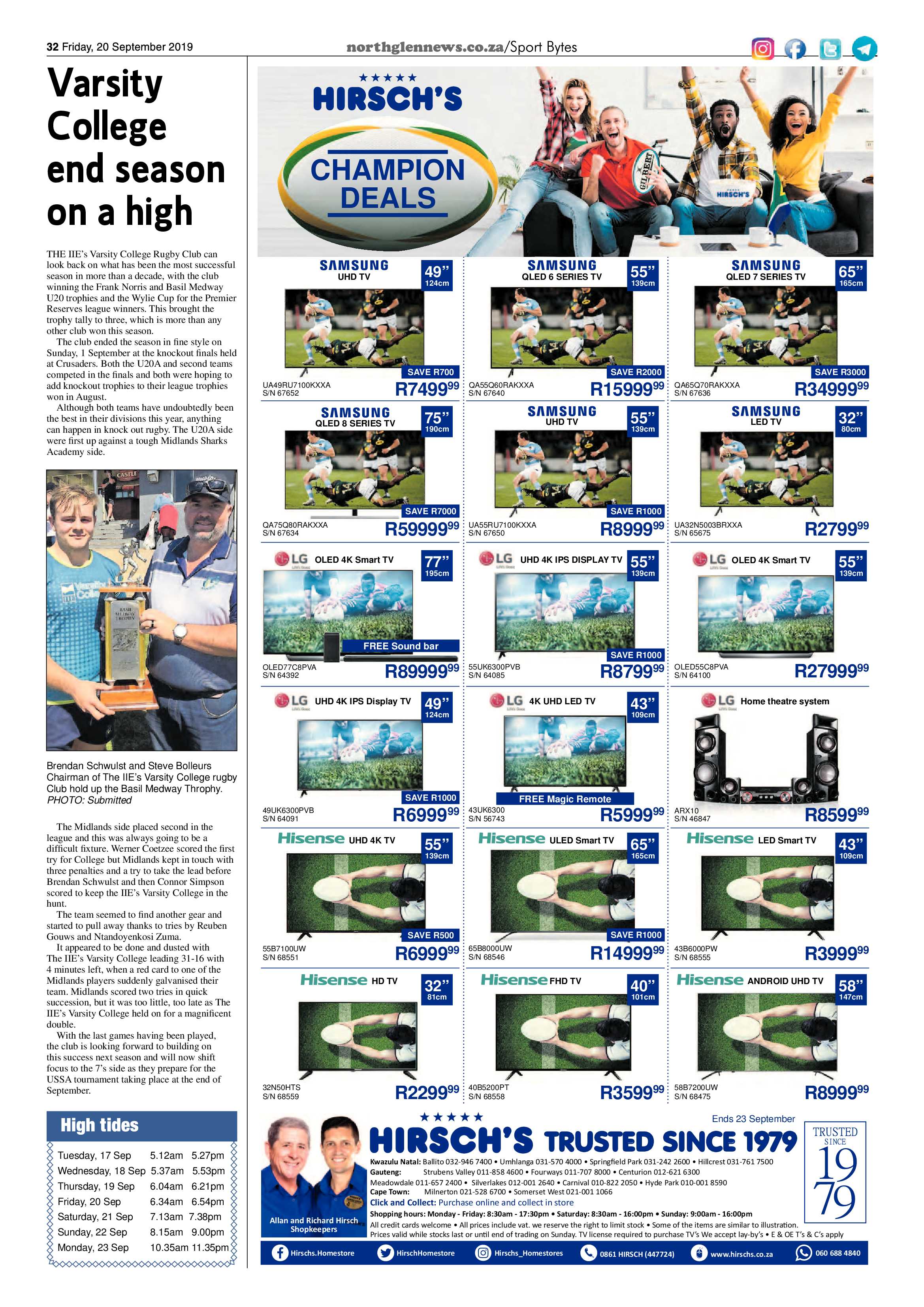 Northglen News 20 September 2019 page 32