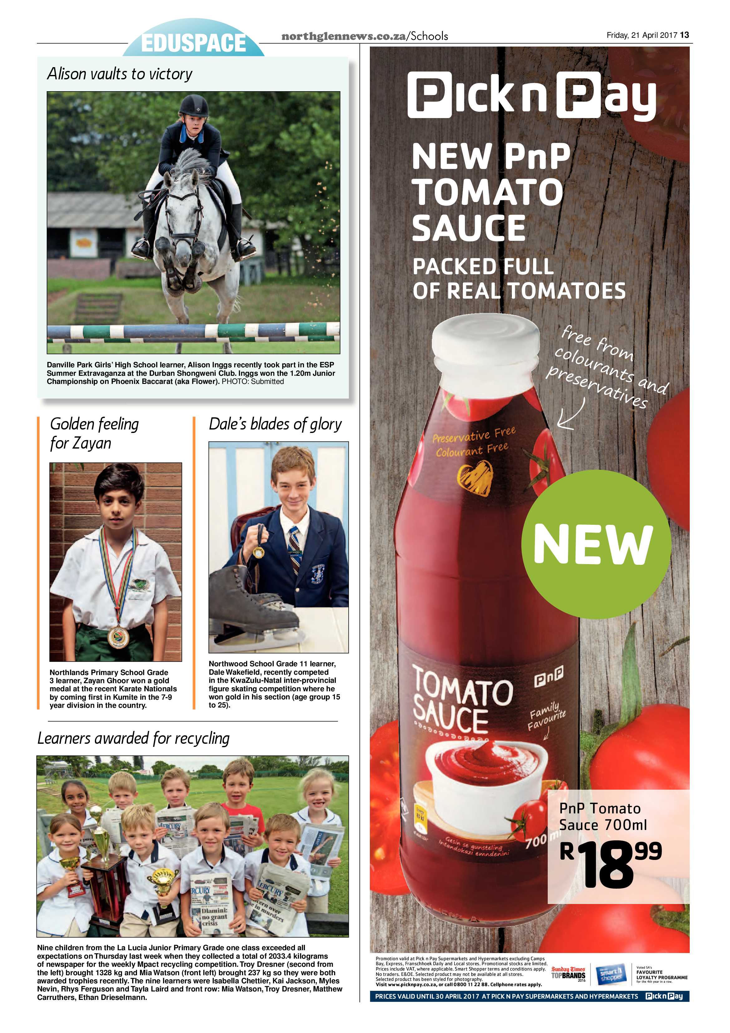 Northglen News 21 April 2017 page 13