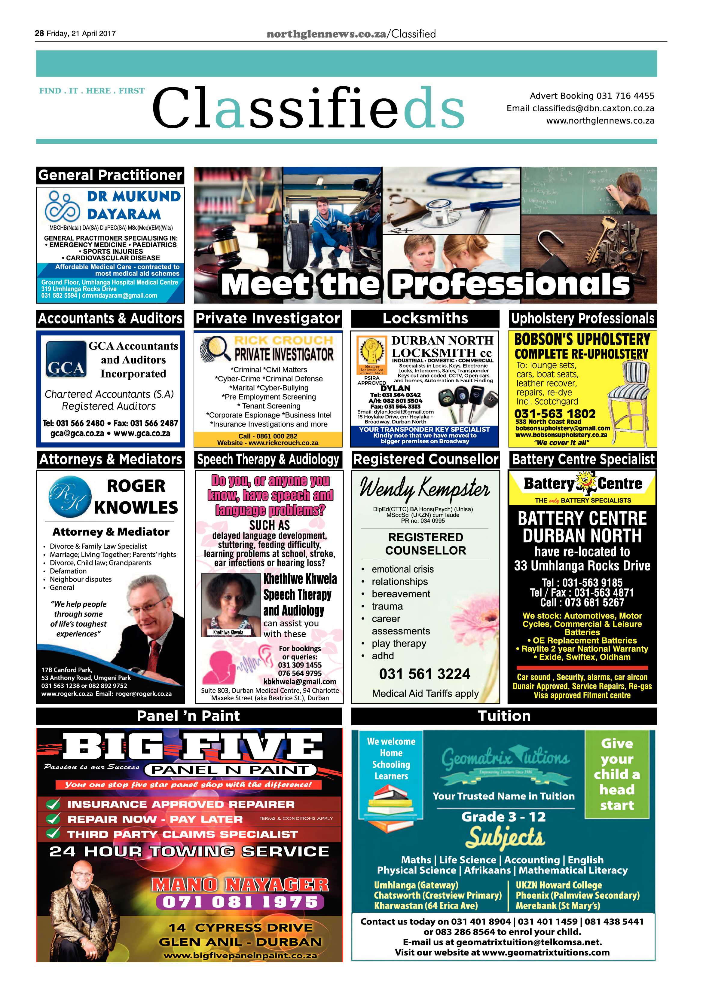 Northglen News 21 April 2017 page 28
