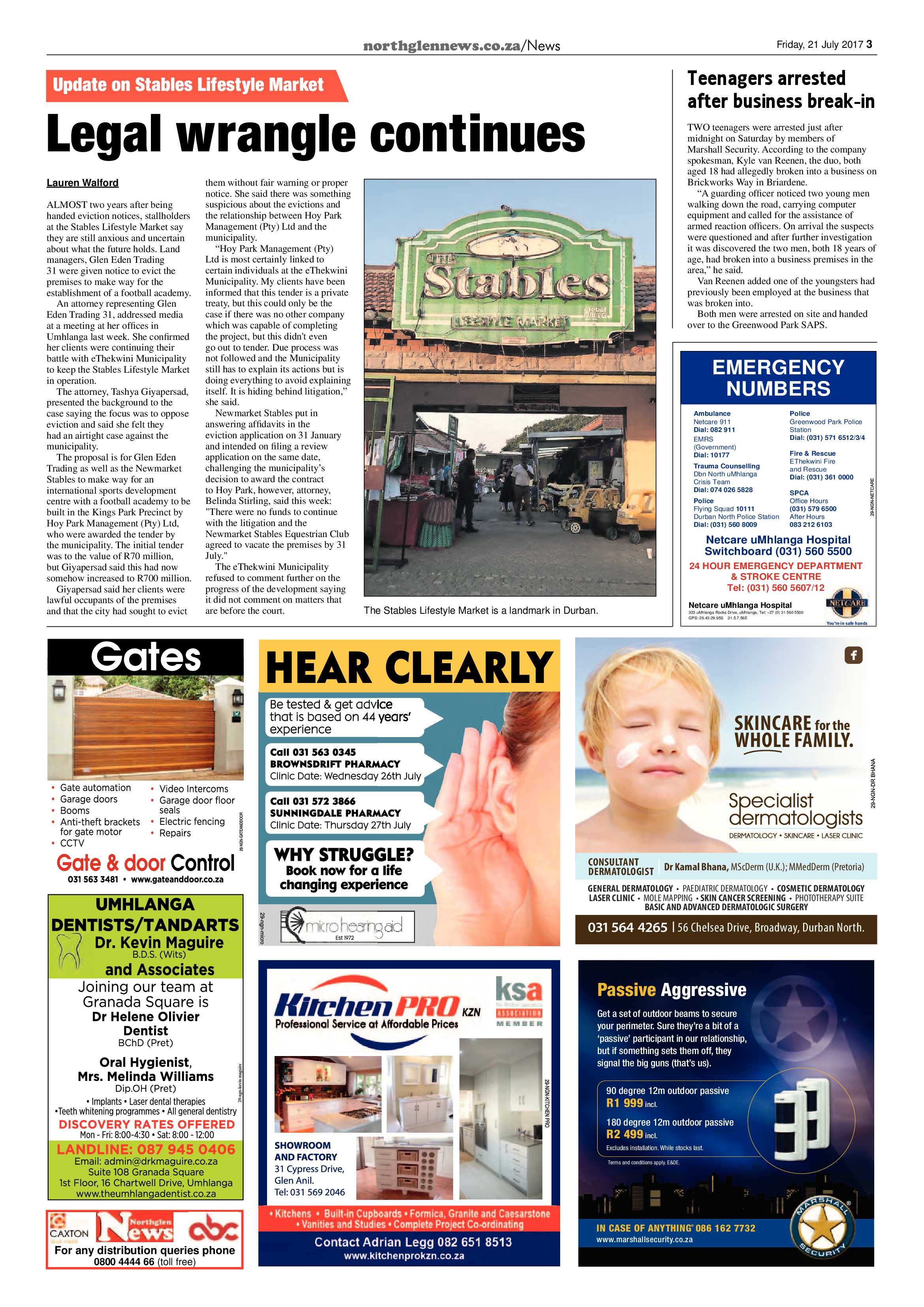 Northglen News 21 July 2017 page 3