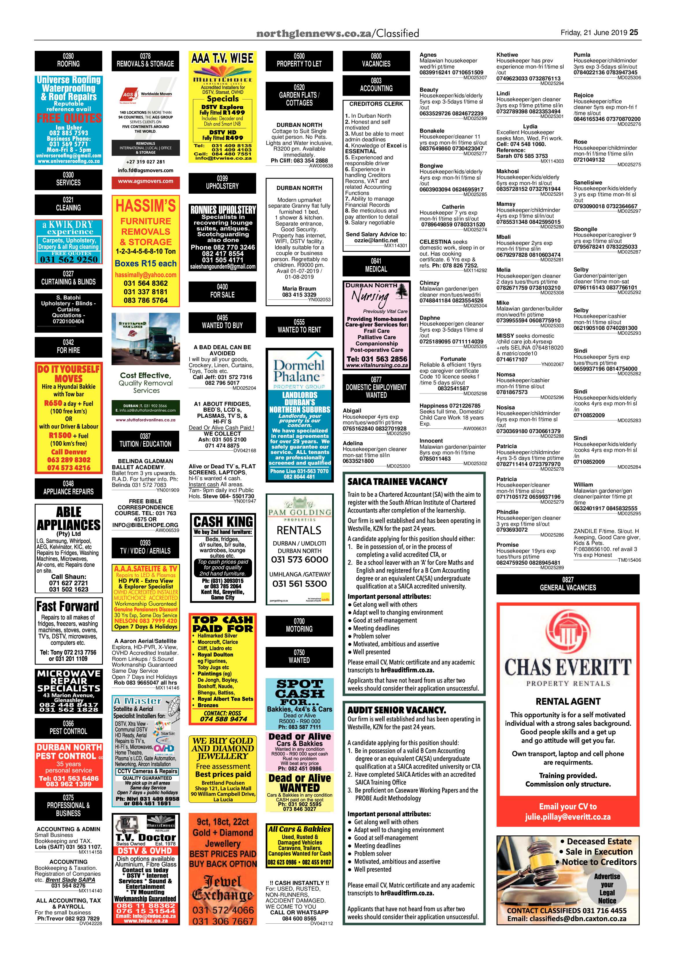Northglen News 21 June 2019 page 25