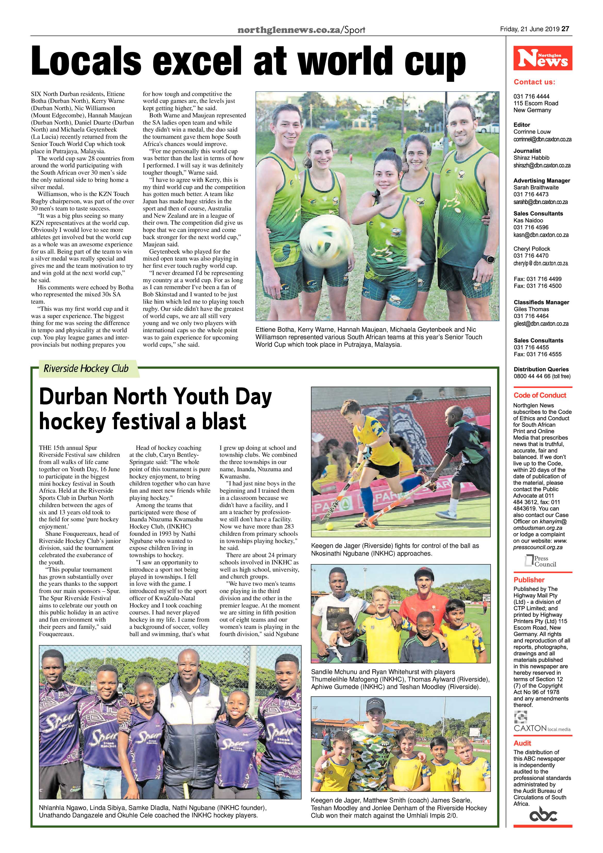 Northglen News 21 June 2019 page 27