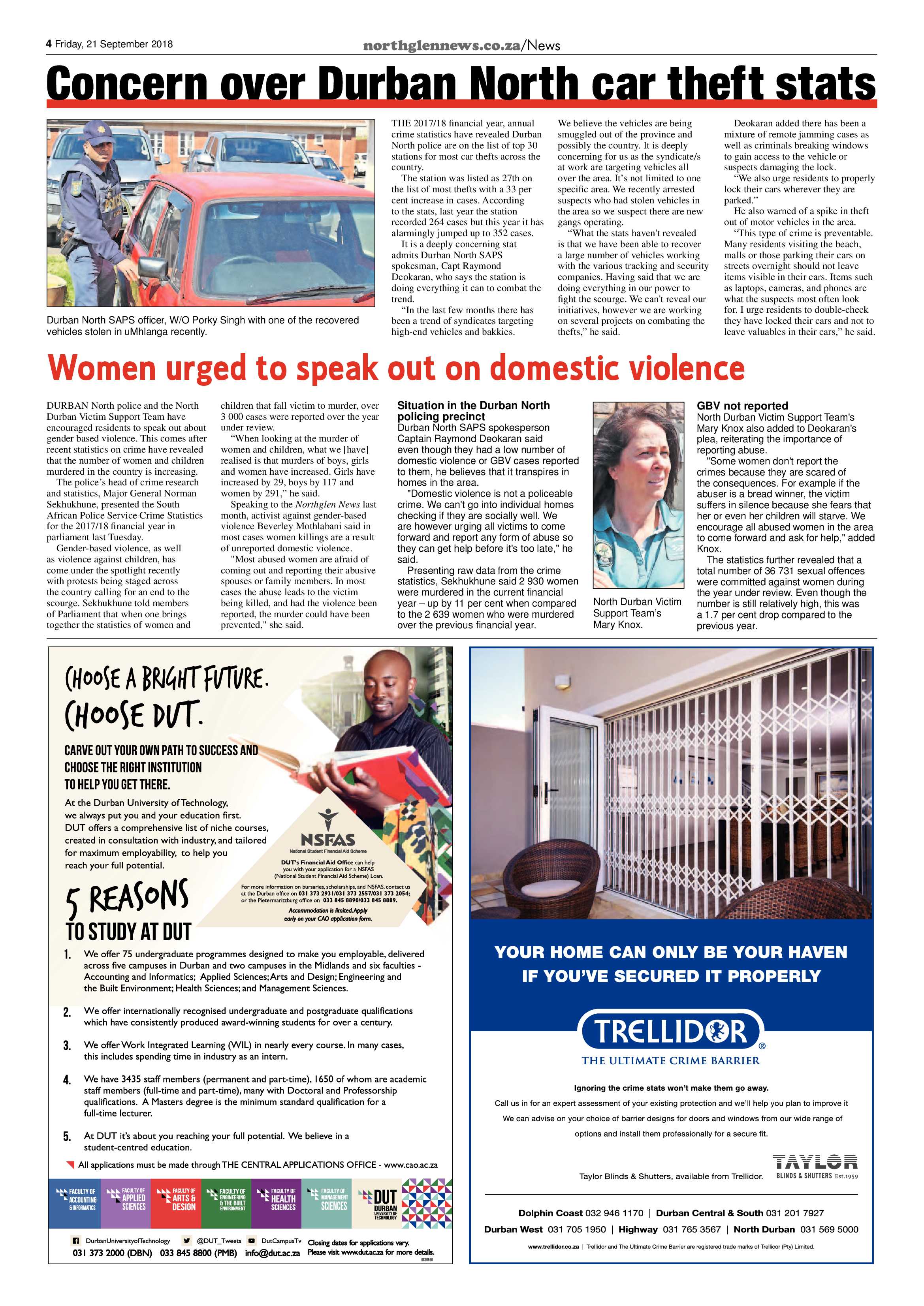 Northglen News 21 September 2018 page 4