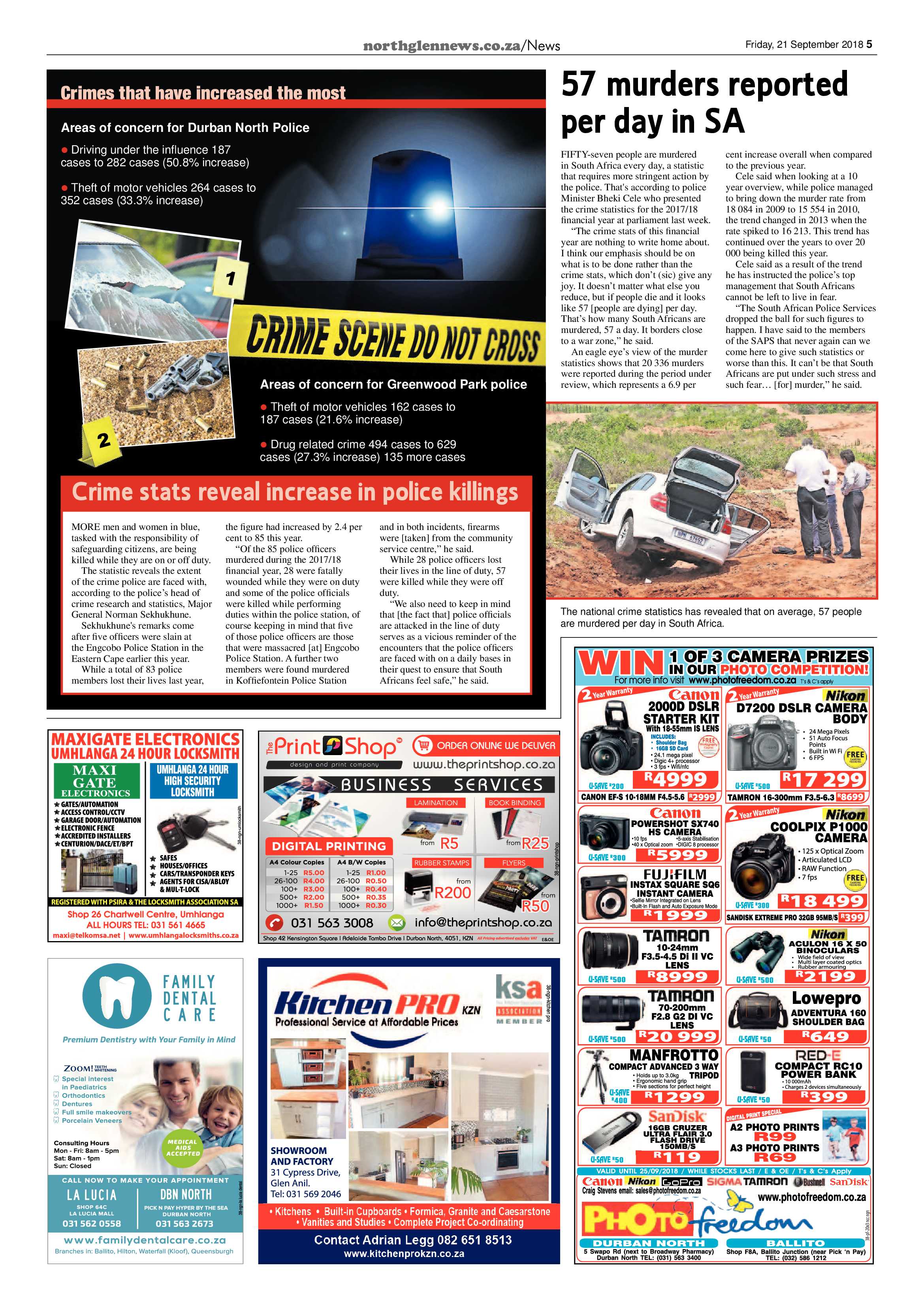 Northglen News 21 September 2018 page 5