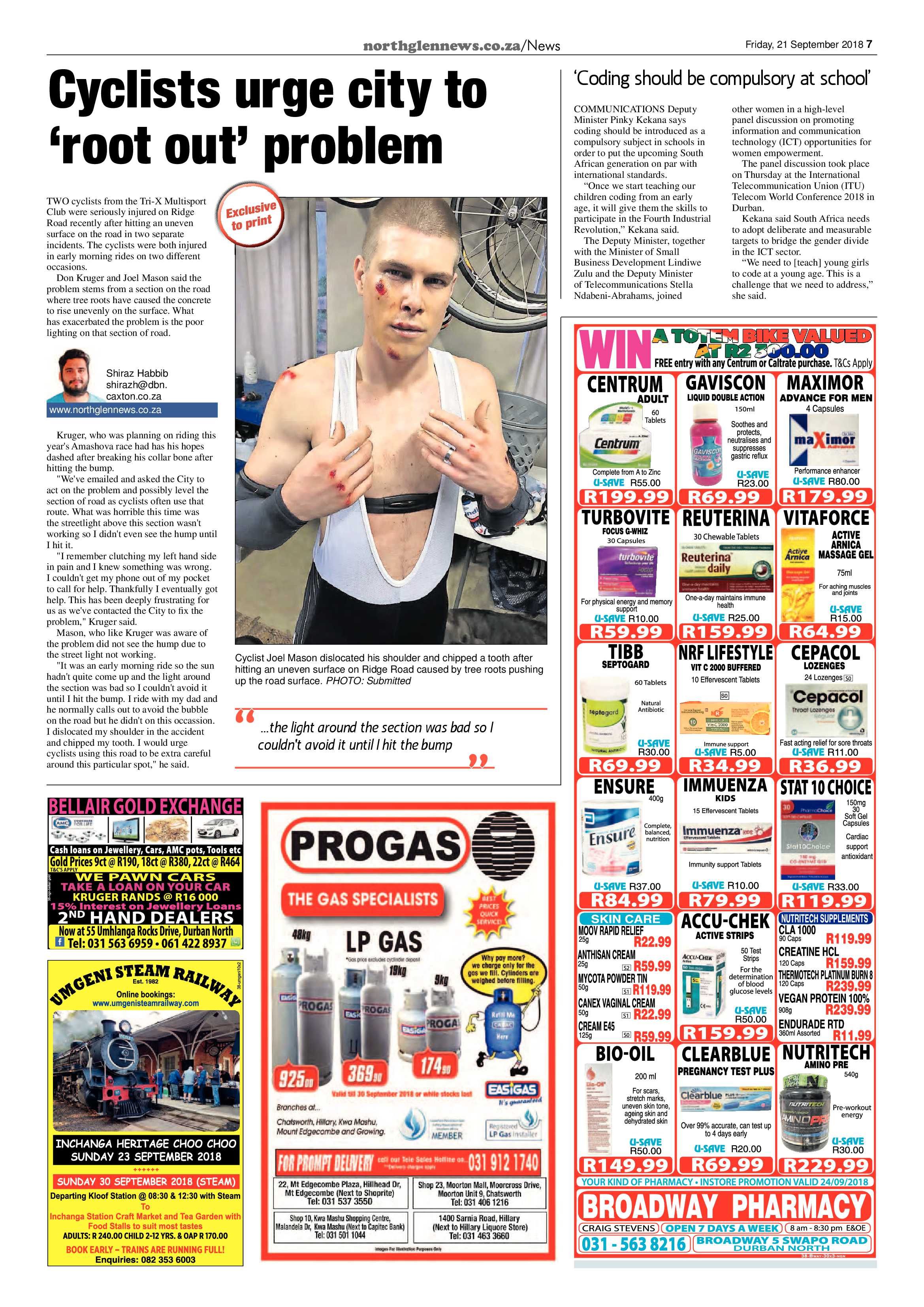 Northglen News 21 September 2018 page 7