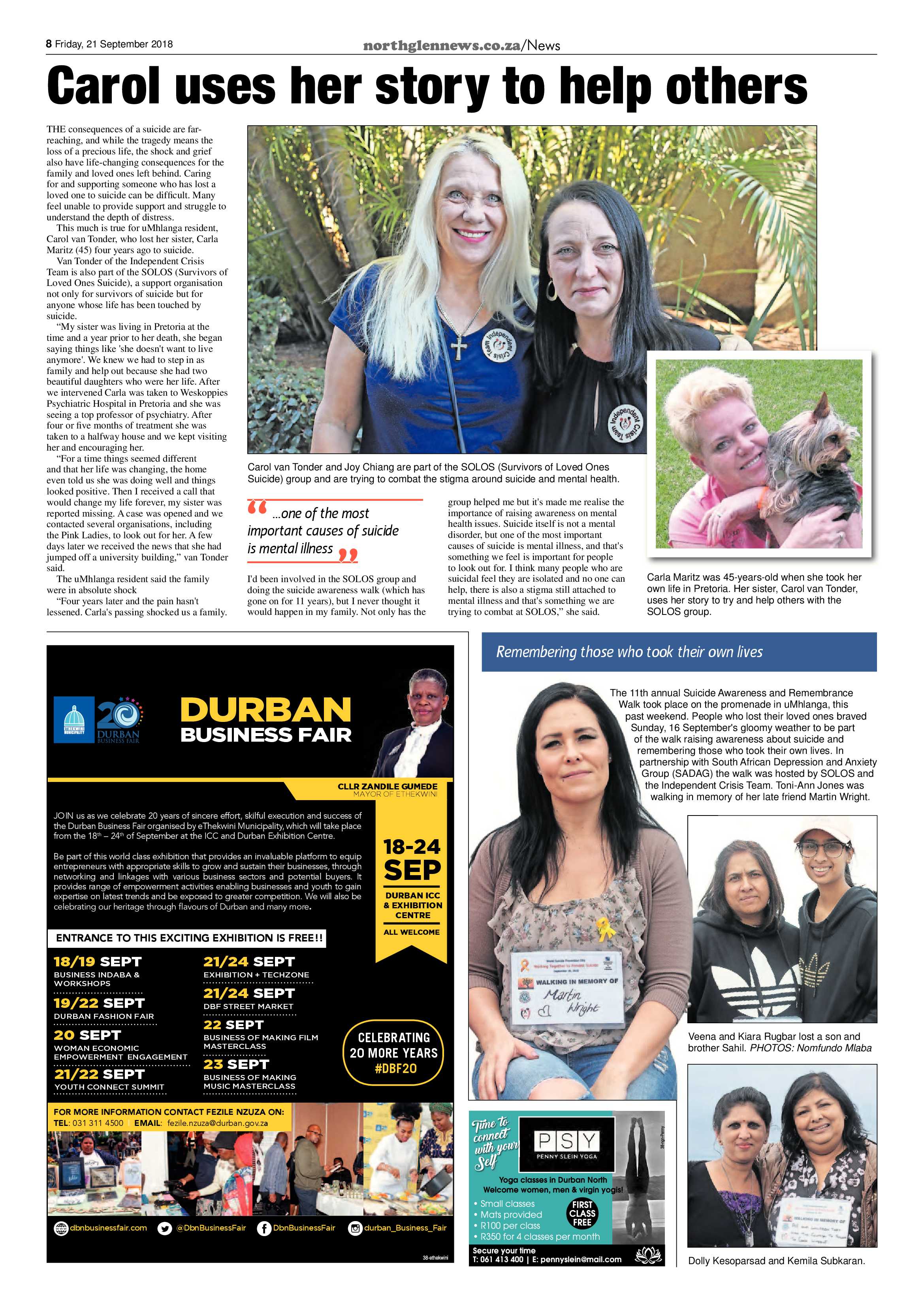 Northglen News 21 September 2018 page 8