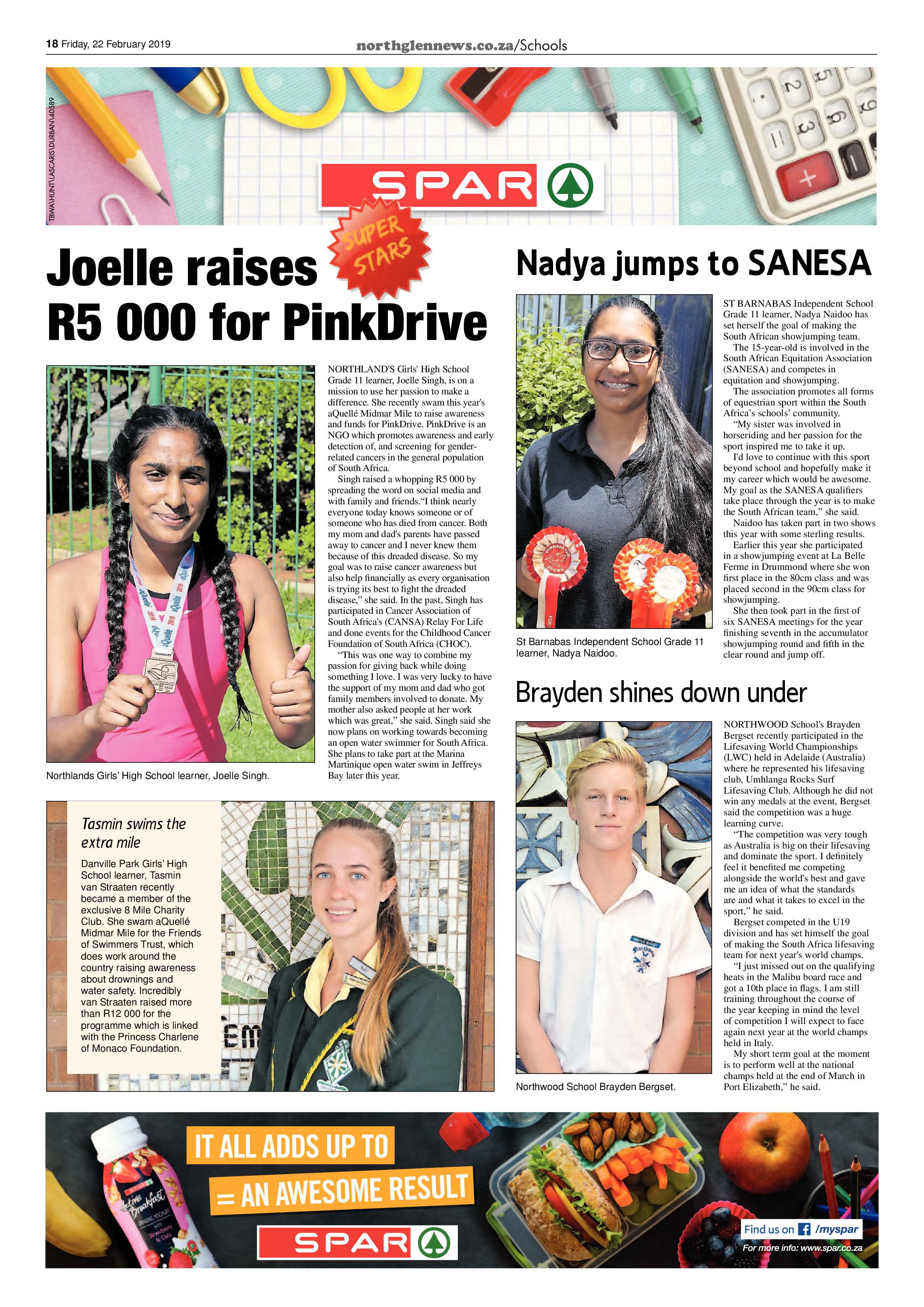 Northglen News 22 February 2019 page 18