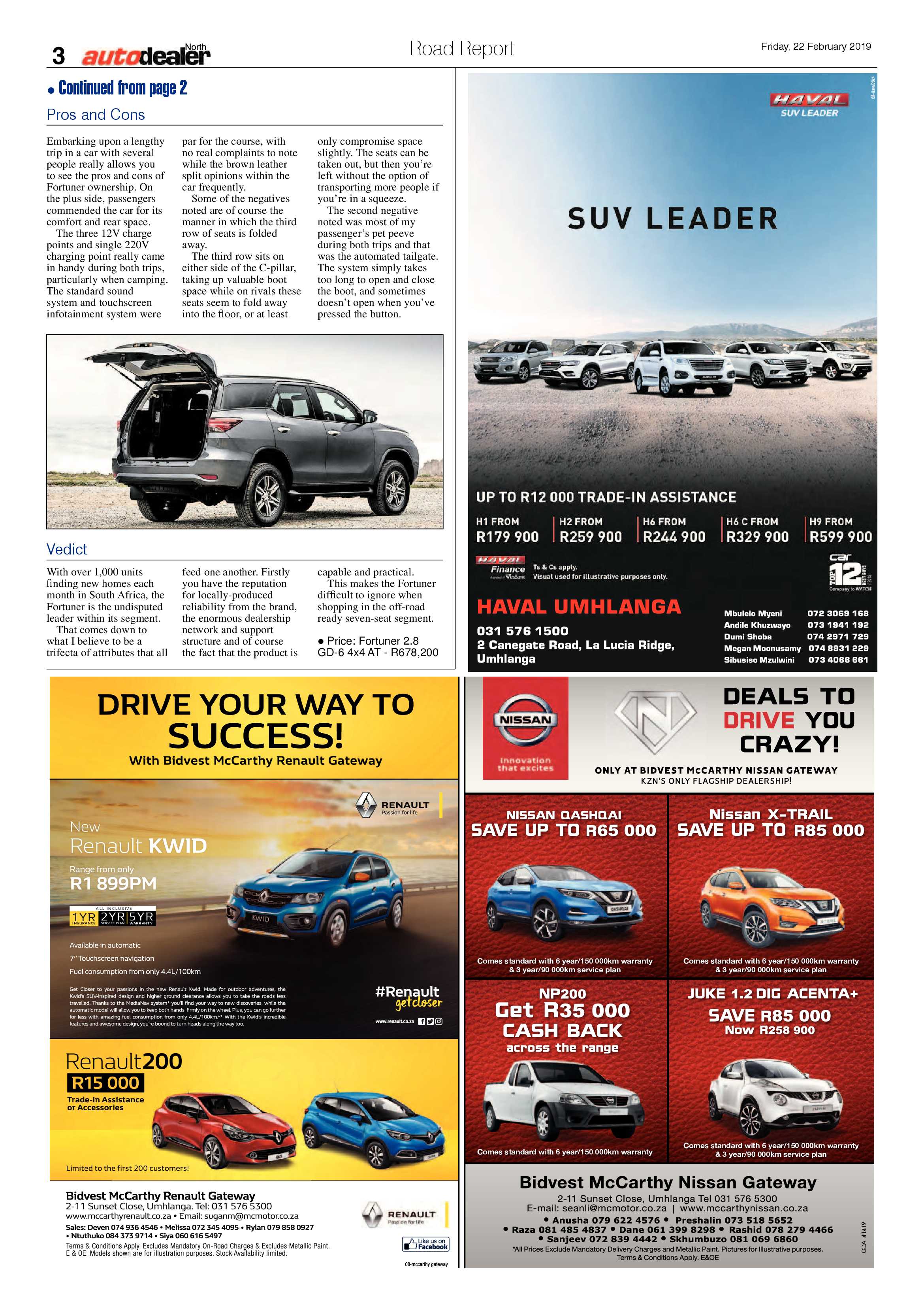 Northglen News 22 February 2019 page 23