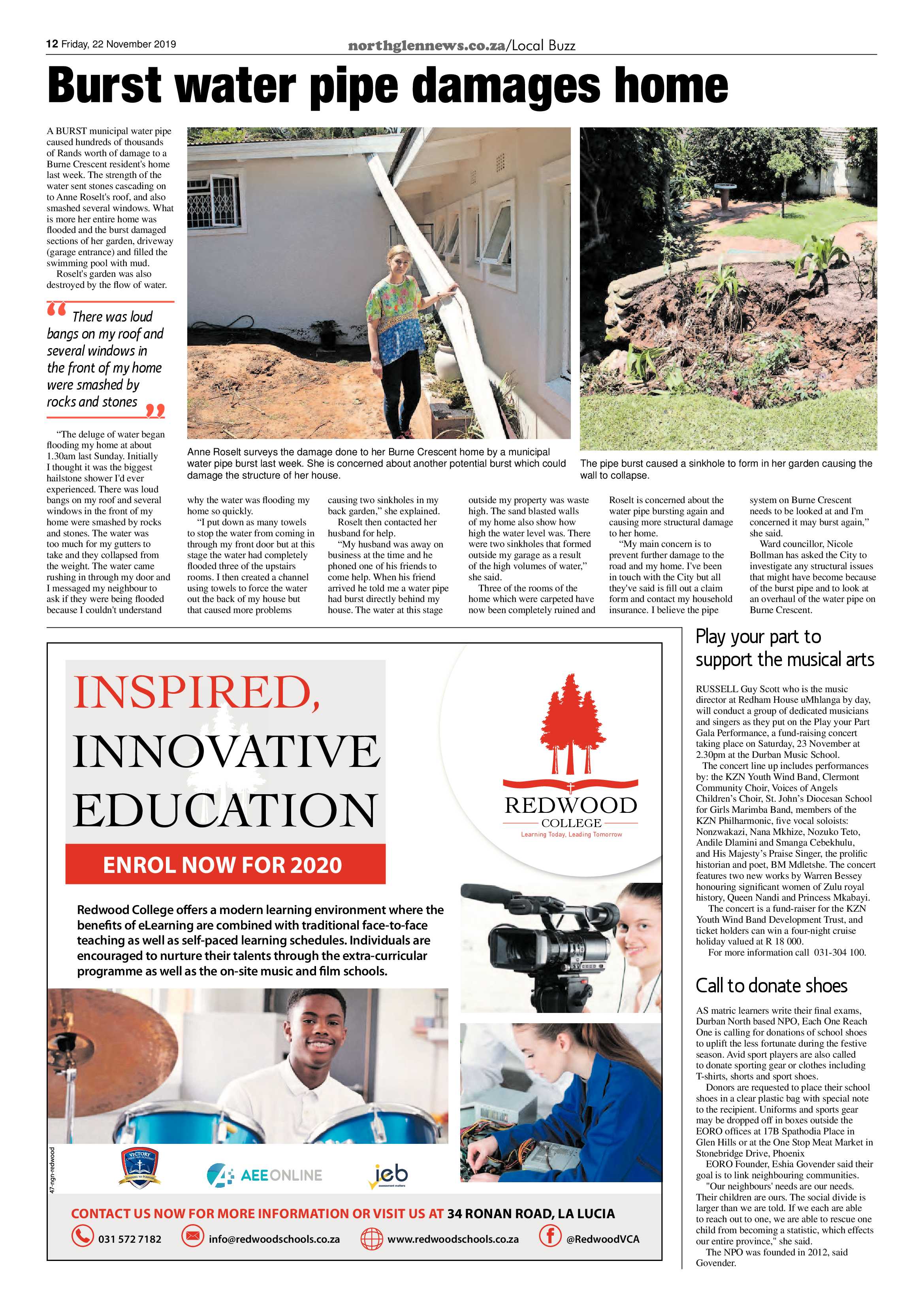Northglen News 22 November 2019 page 12