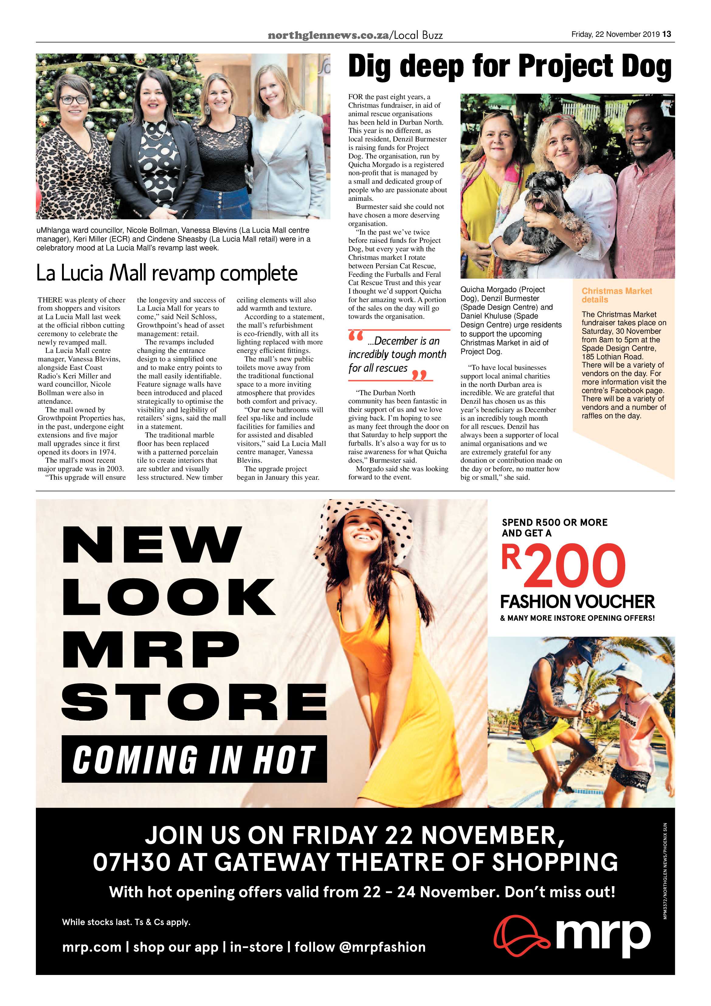 Northglen News 22 November 2019 page 13