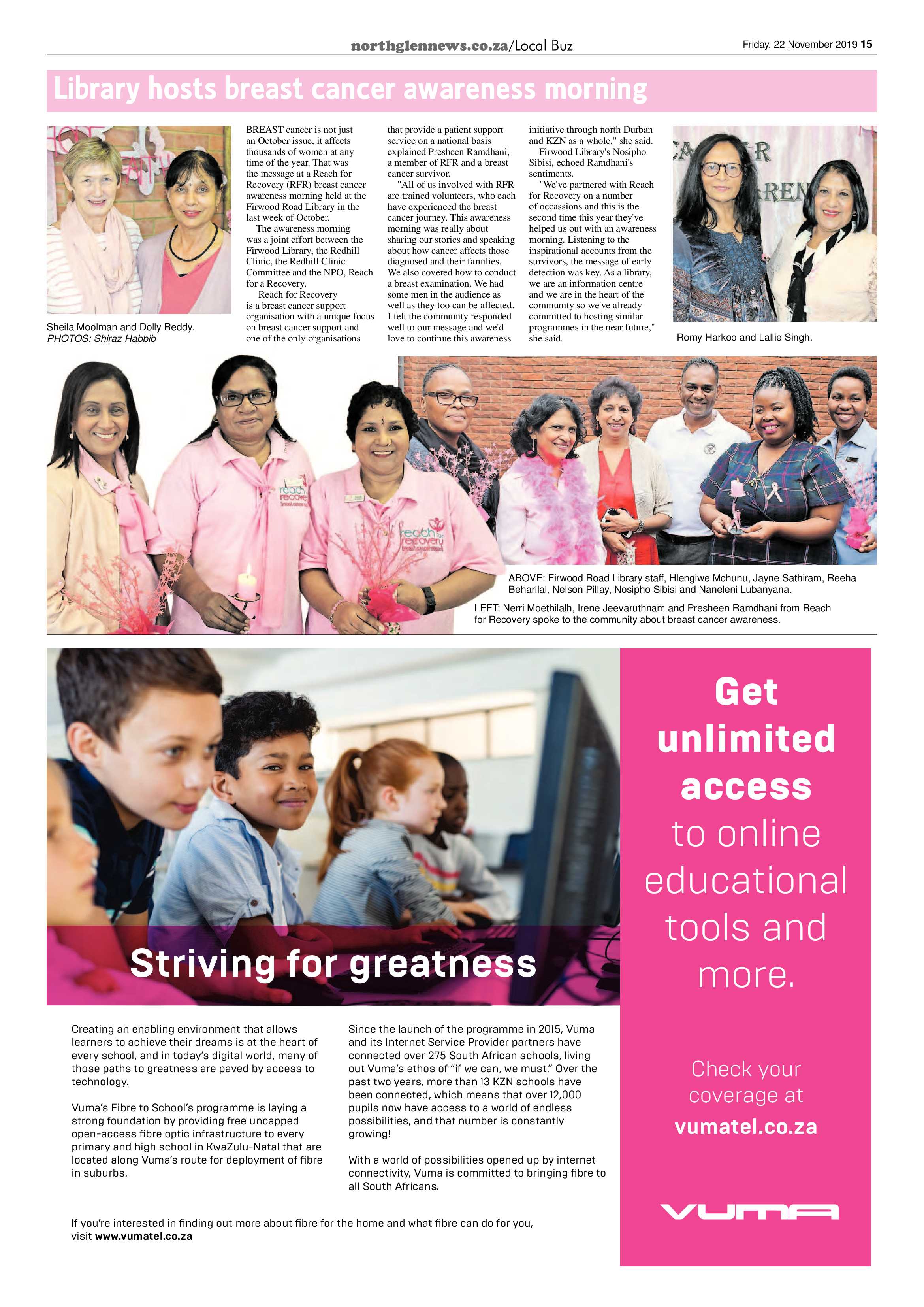 Northglen News 22 November 2019 page 15