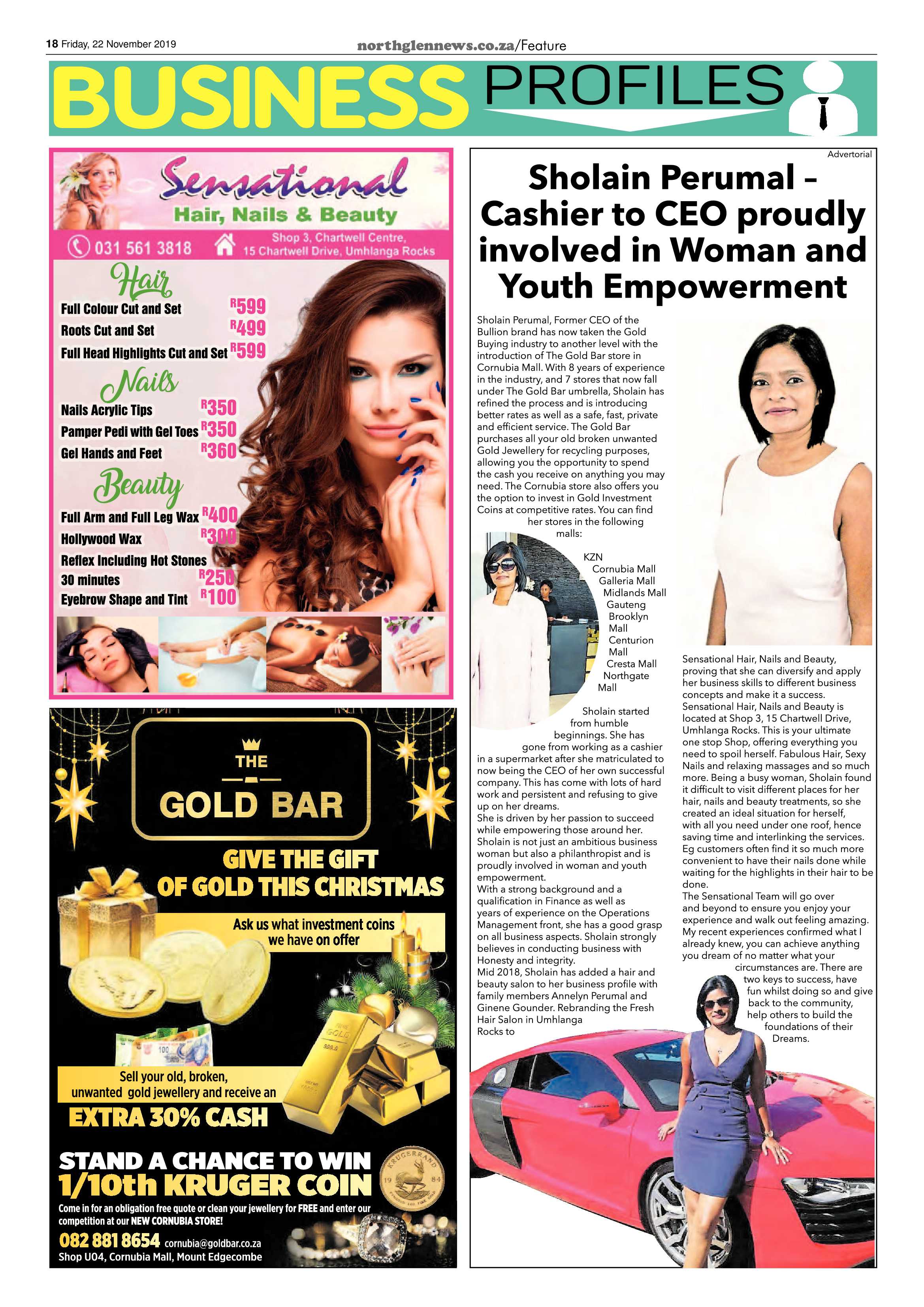 Northglen News 22 November 2019 page 18