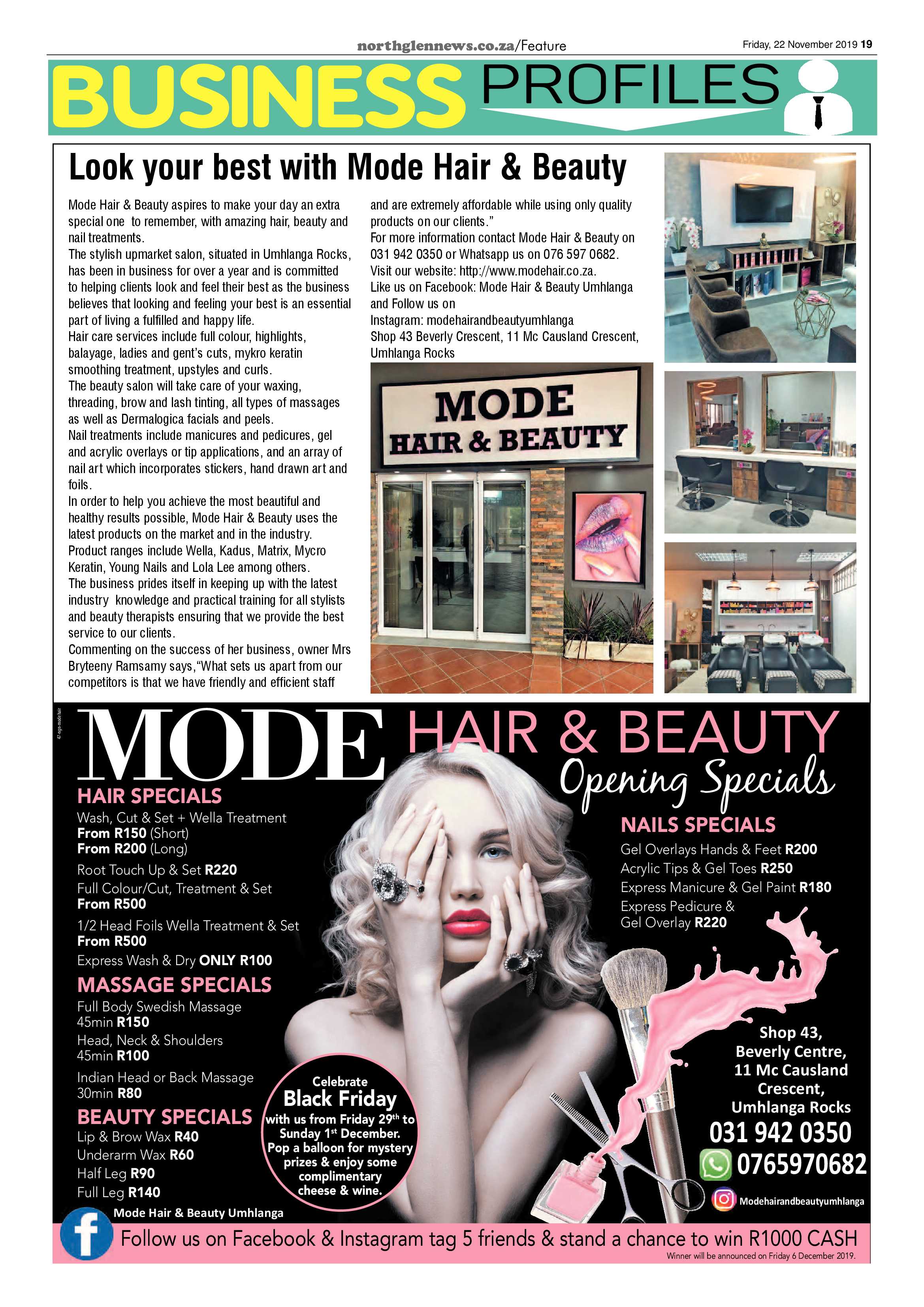 Northglen News 22 November 2019 page 19