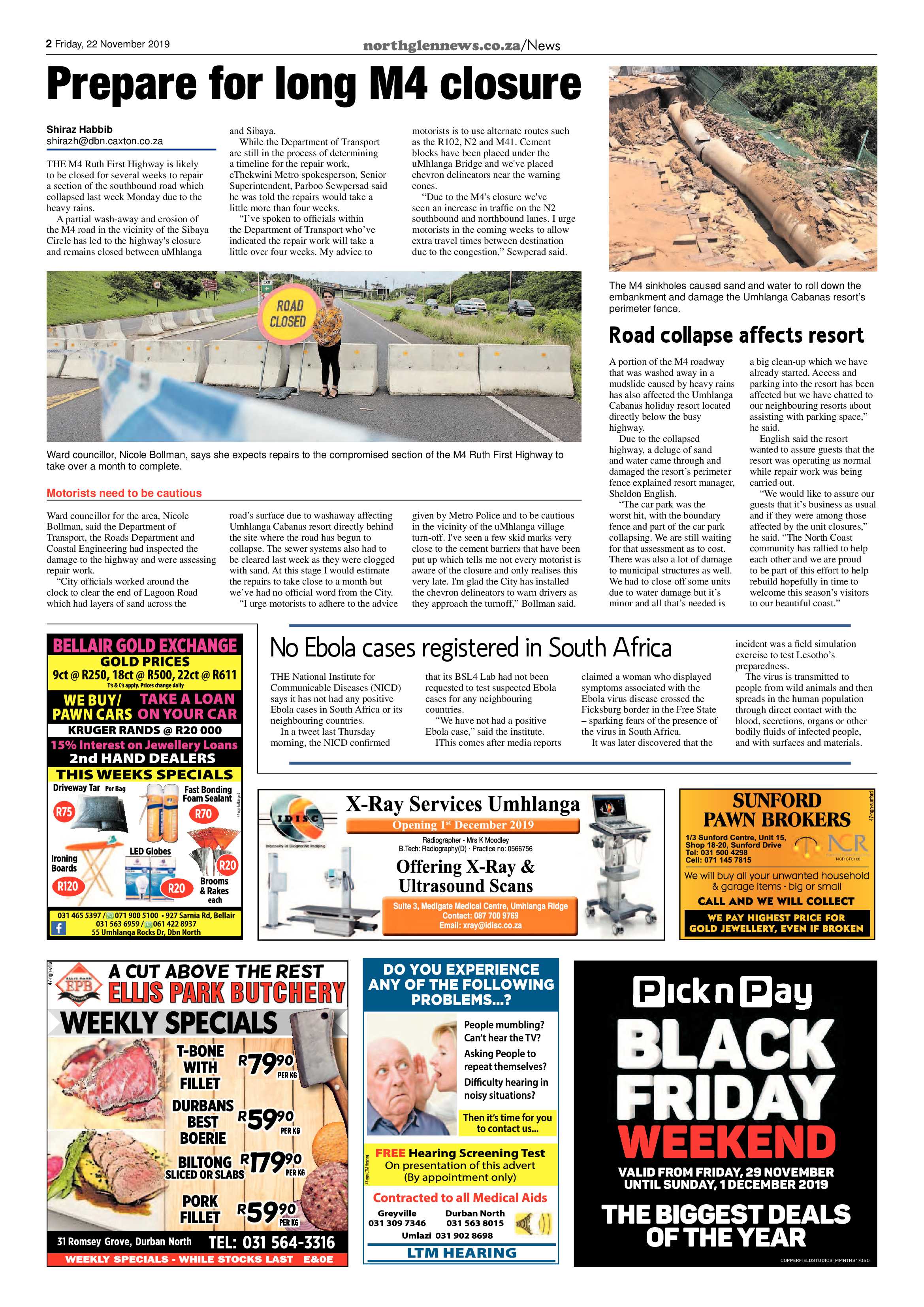 Northglen News 22 November 2019 page 2