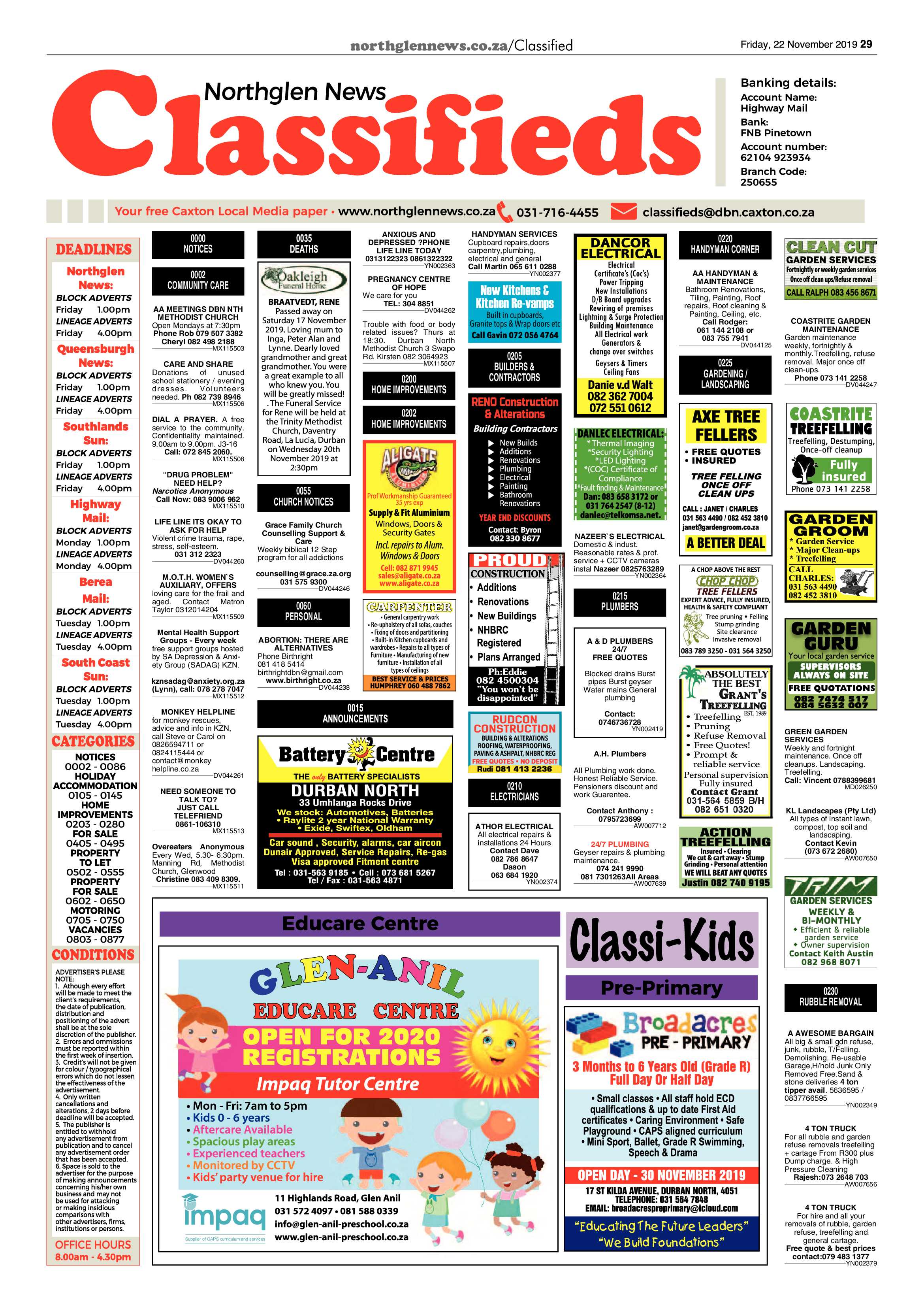Northglen News 22 November 2019 page 29