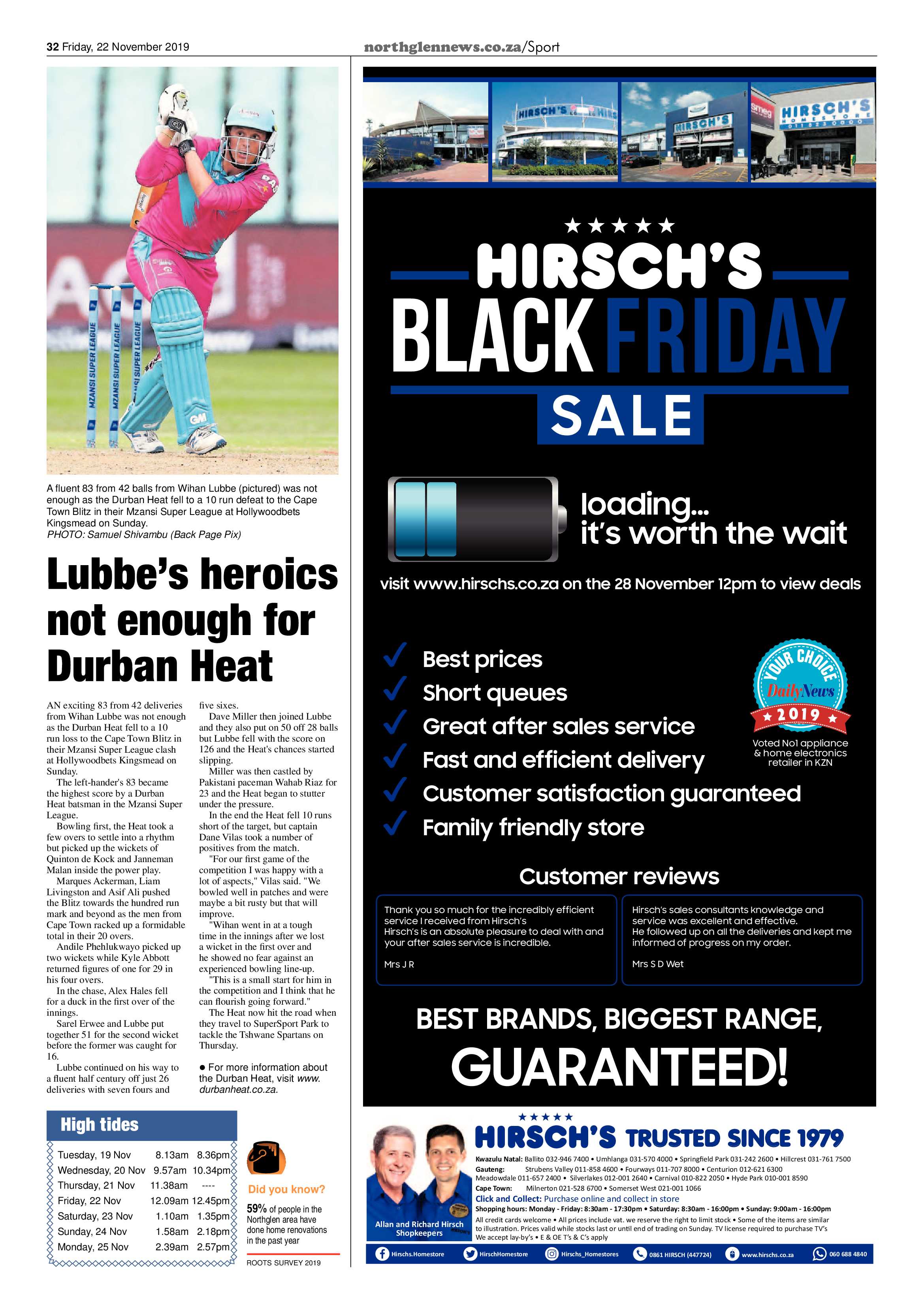 Northglen News 22 November 2019 page 32